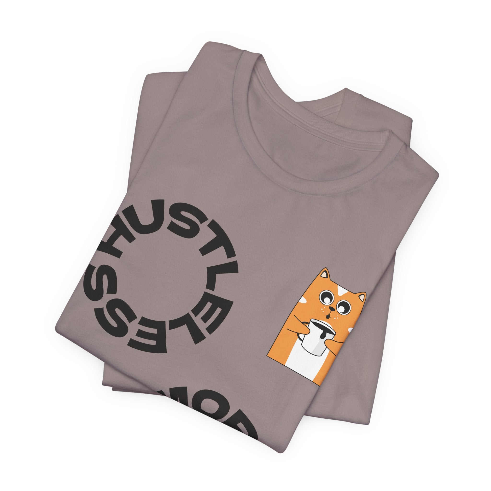 Coffee Hustle Circle, Shiba Inu Pocket Tee