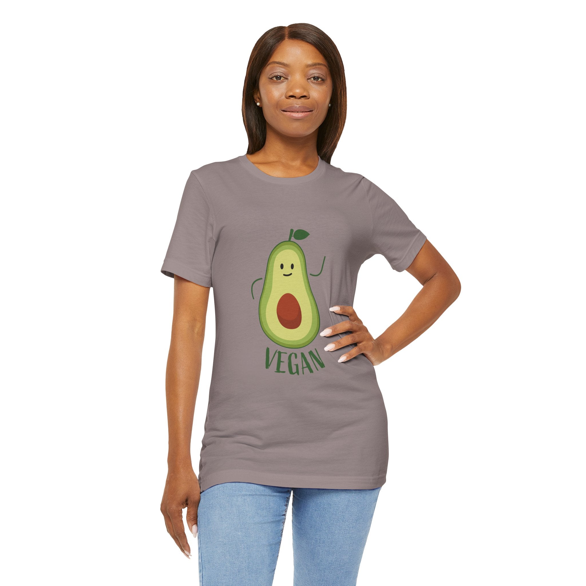 Unisex Jersey Short Sleeve Tee/ Vegan Avocado