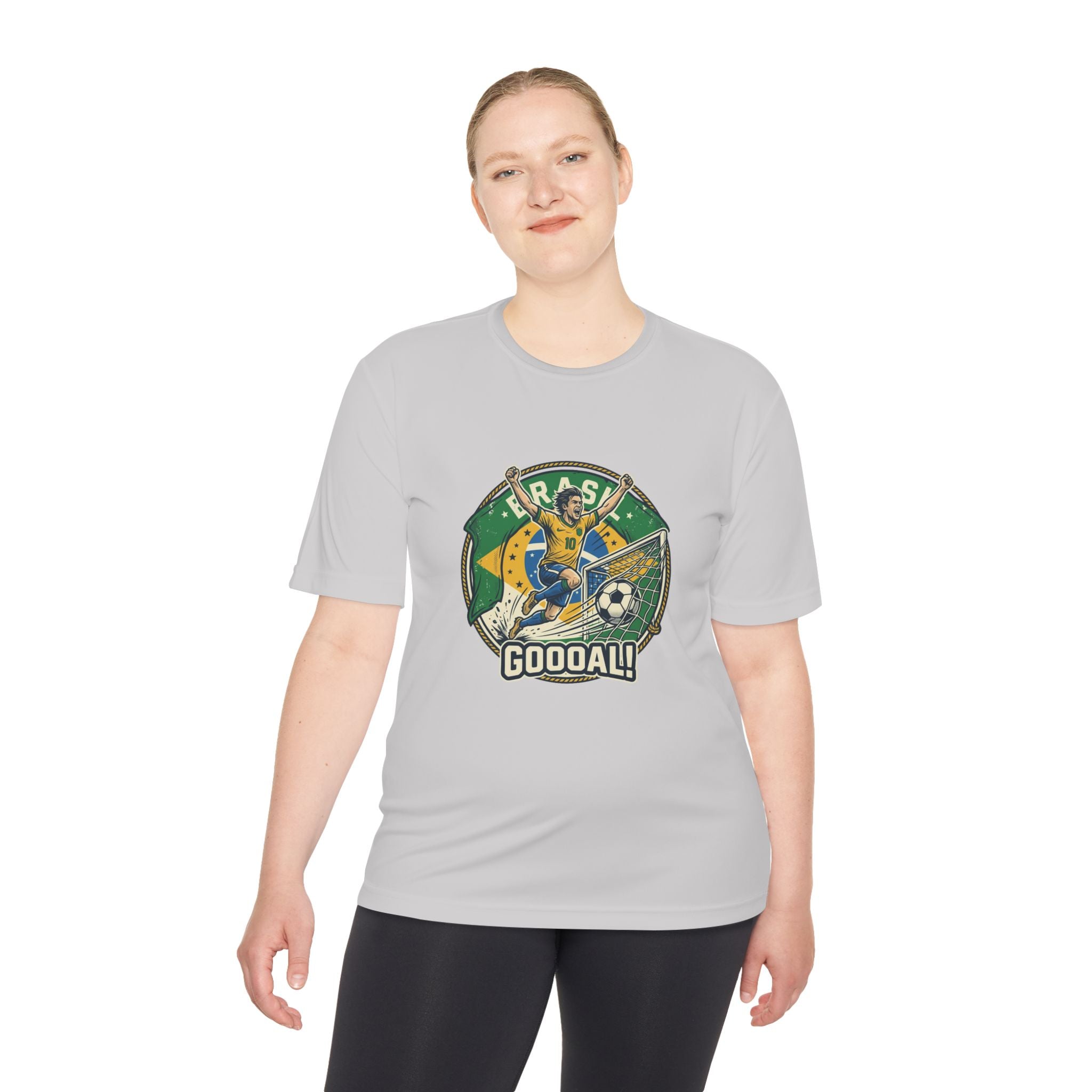 Unisex Moisture Wicking Tee/Brasil /Gool