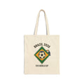 Cotton Canvas Tote Bag/ Brazil/ gool in flag
