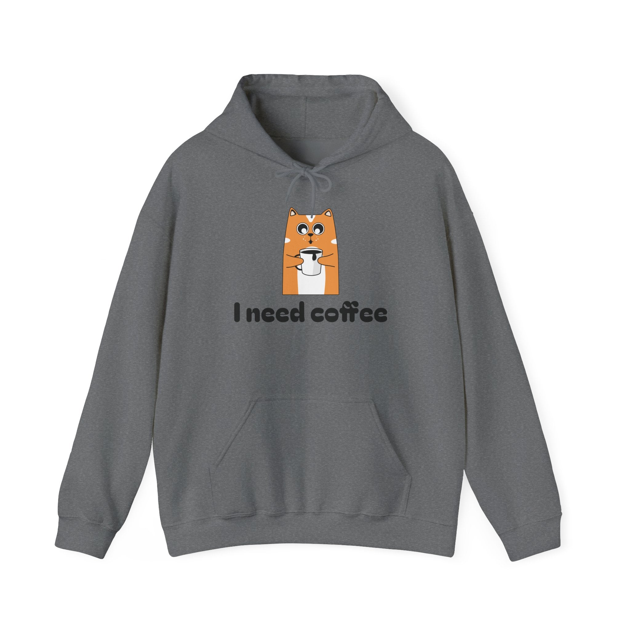 Shiba Inu Coffee Mug Hoodie | Cat Face Graphic Hoodie