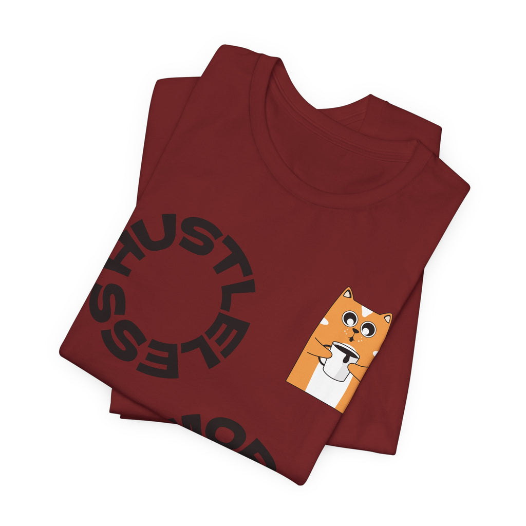 Coffee Hustle Circle, Shiba Inu Pocket Tee