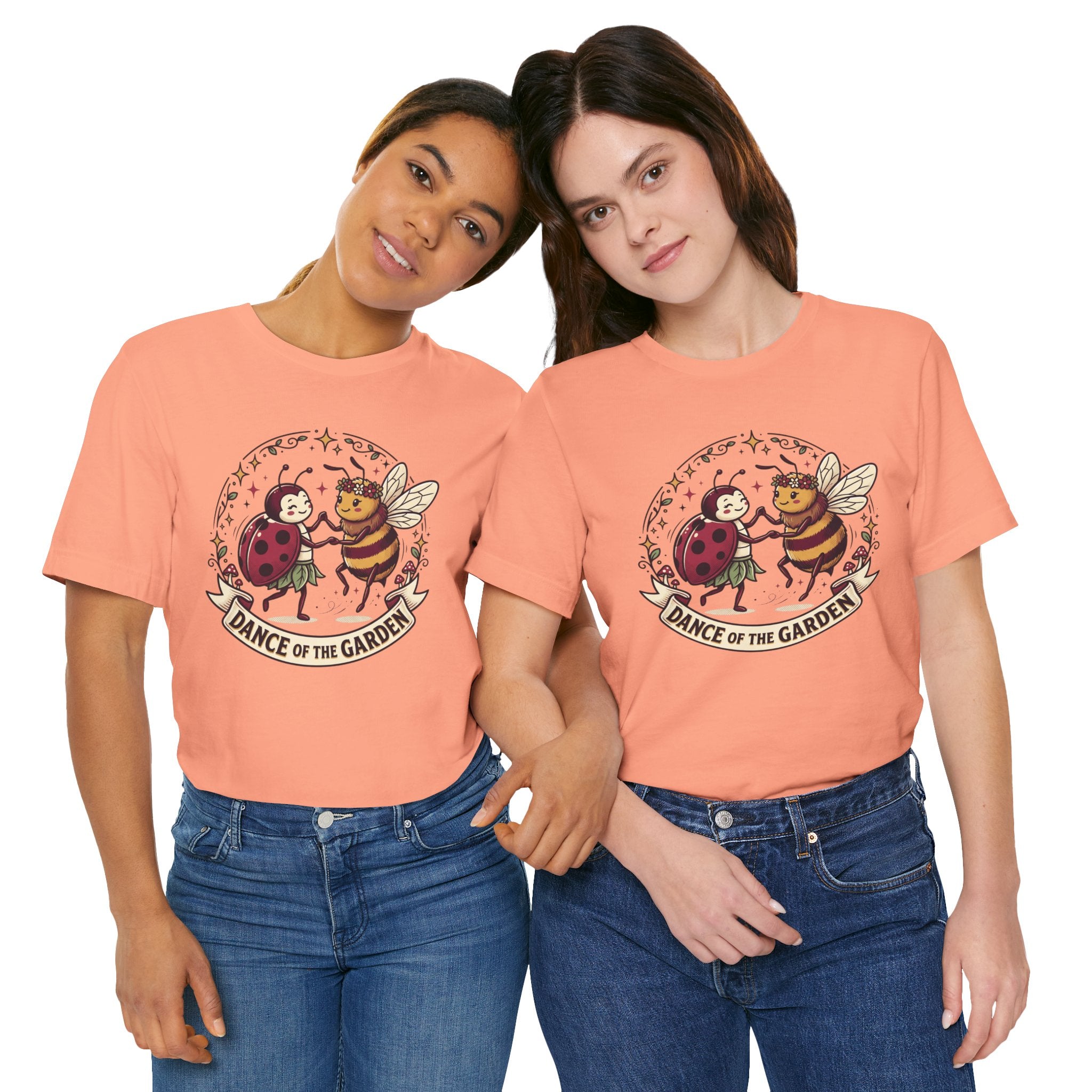 Dance of the Garden Tee | Ladybug and Bee Illustration