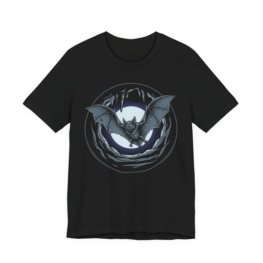 Unisex Jersey Short Sleeve Tee/ bat in a moon shine