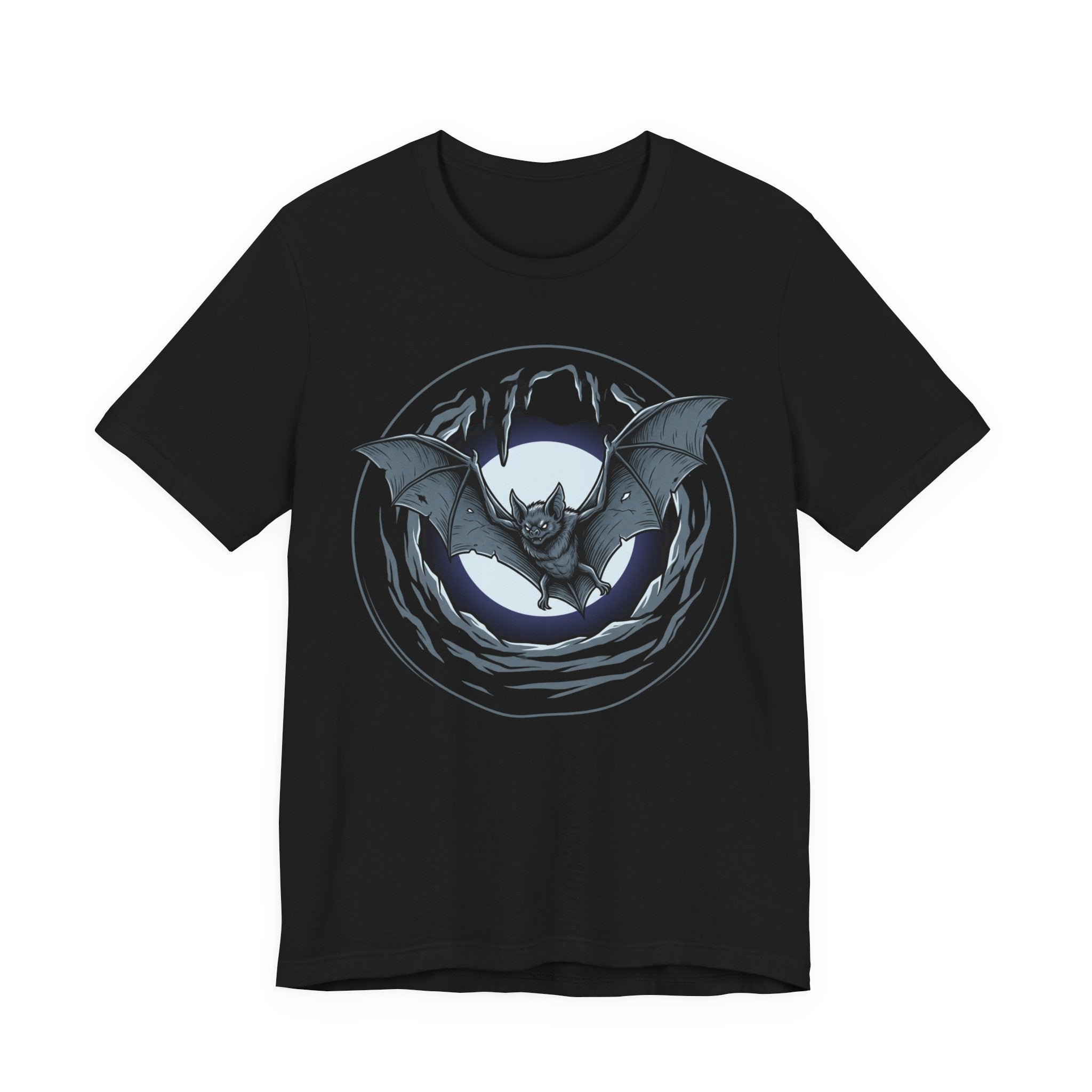 Unisex Jersey Short Sleeve Tee/ bat in a moon shine