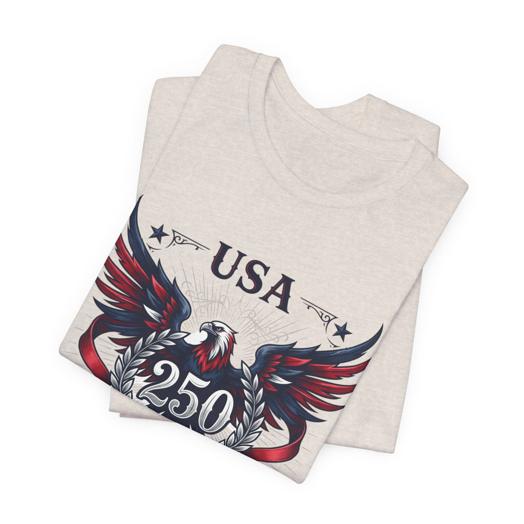 Unisex Jersey Short Sleeve Tee/USA 250 years Aniversary