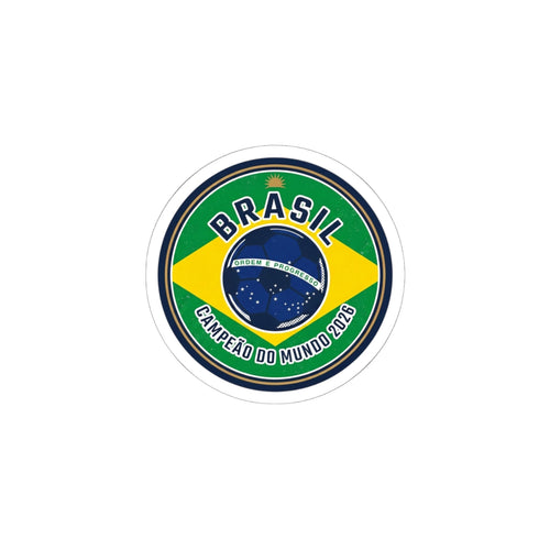 Brazil Flag Crest Sticker | Soccer Championship, Country Pride 2026