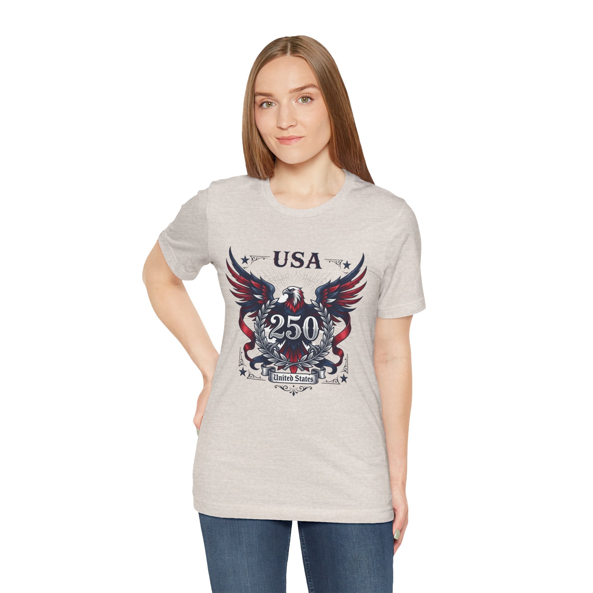 Unisex Jersey Short Sleeve Tee/USA 250 years Aniversary