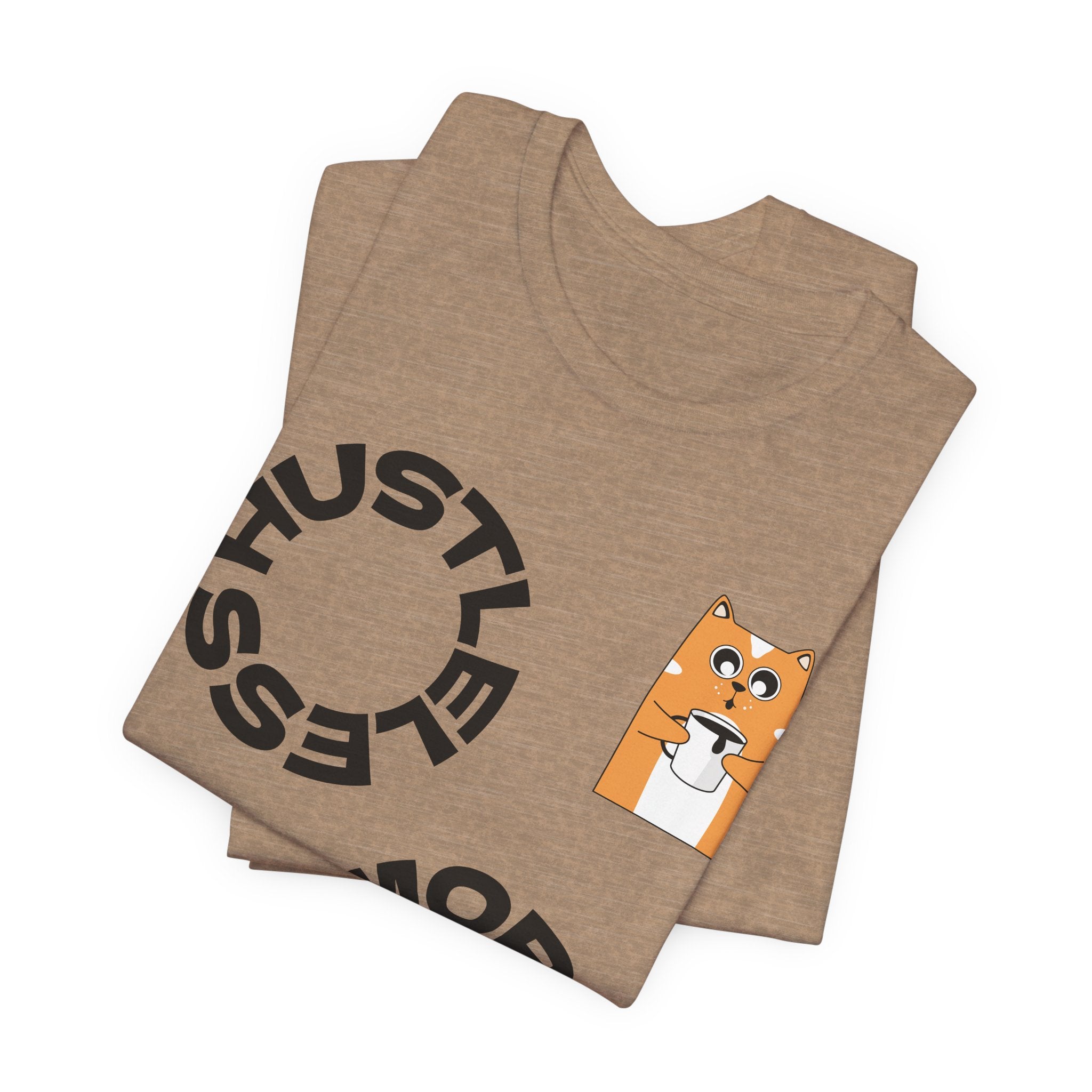 Coffee Hustle Circle, Shiba Inu Pocket Tee