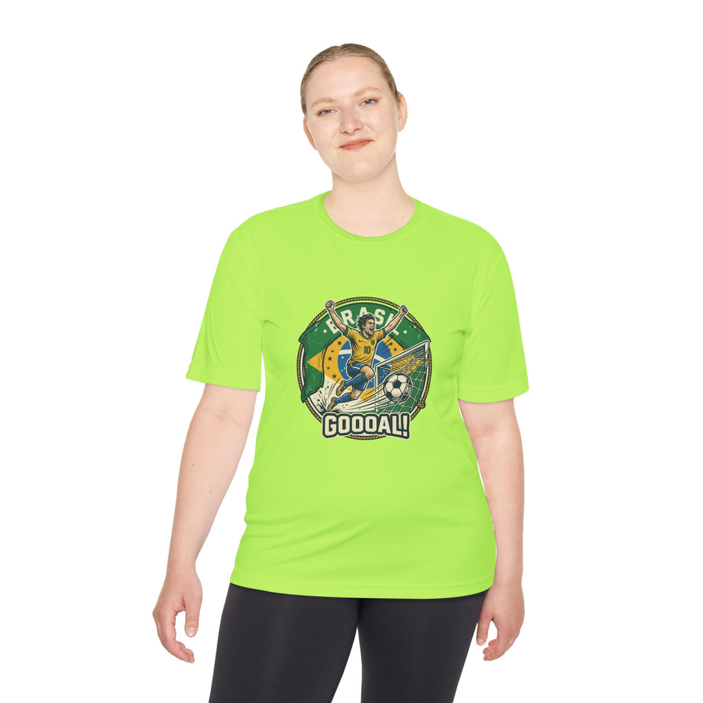 Unisex Moisture Wicking Tee/Brasil /Gool