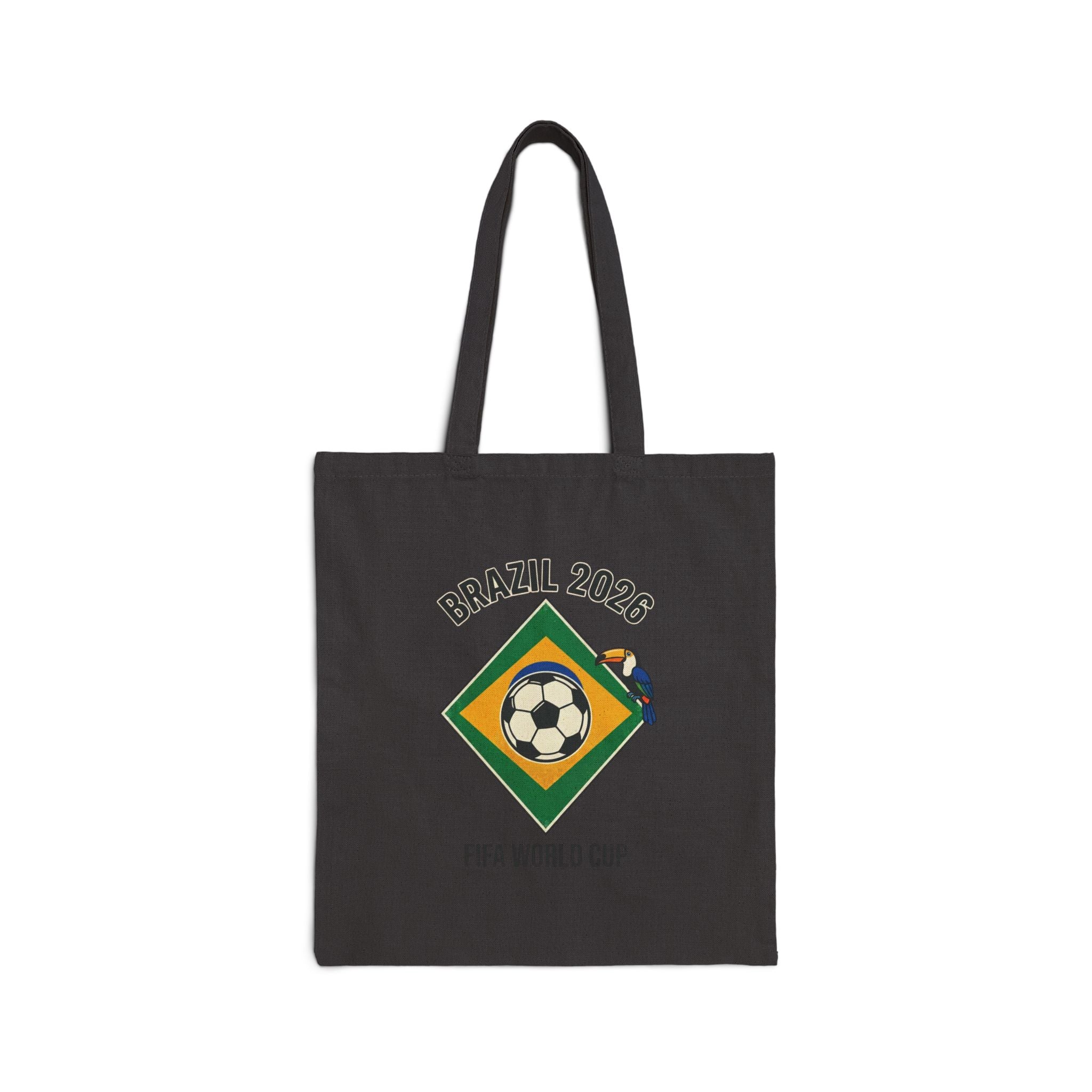 Cotton Canvas Tote Bag/ Brazil/ gool in flag