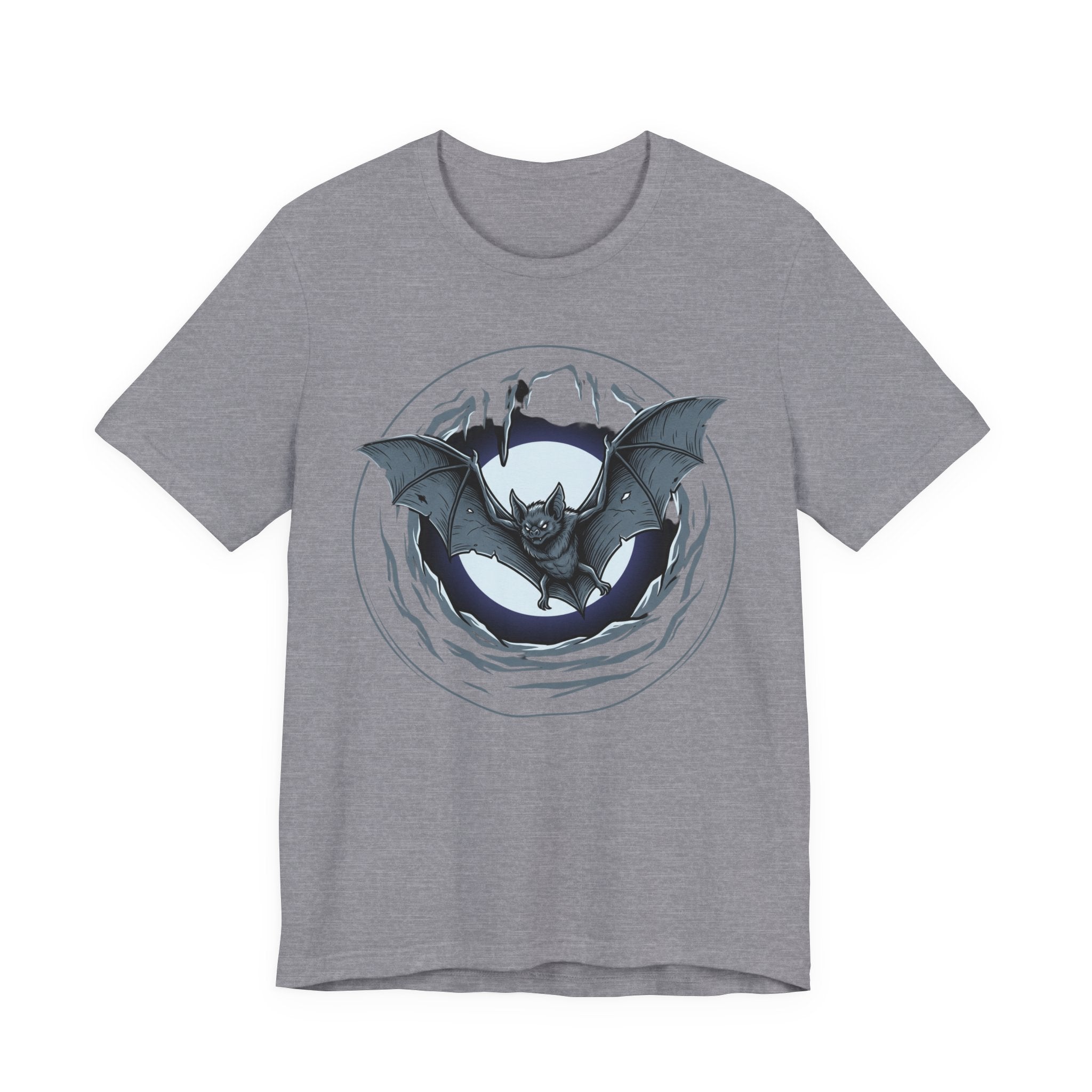Unisex Jersey Short Sleeve Tee/ bat in a moon shine