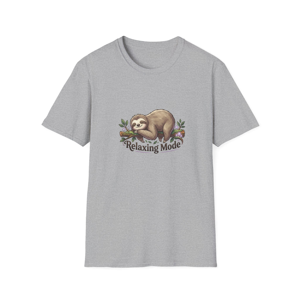 Relaxing Mode Sloth T-Shirt | Cute Sloth Graphic Tee