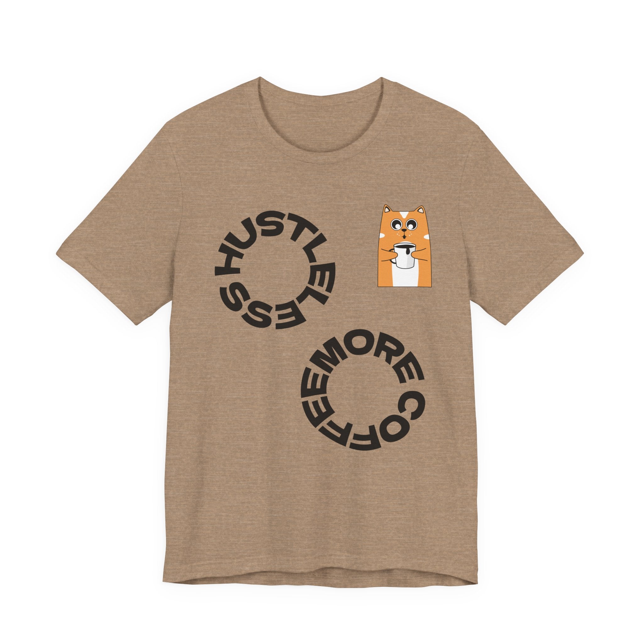 Coffee Hustle Circle, Shiba Inu Pocket Tee