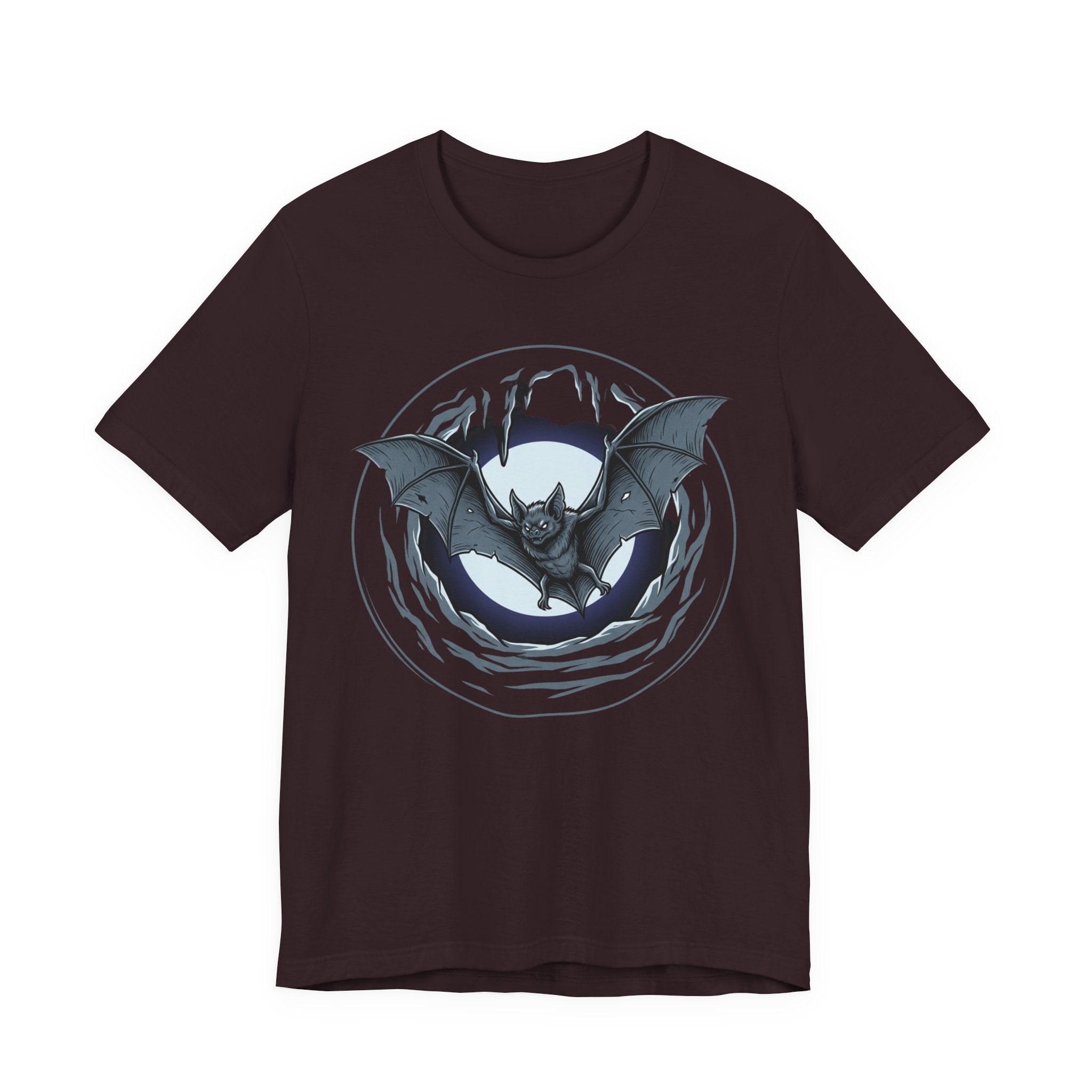 Unisex Jersey Short Sleeve Tee/ bat in a moon shine