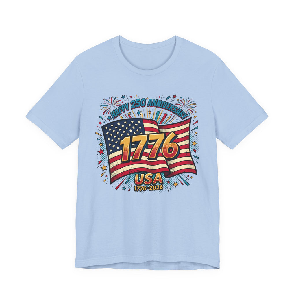 Unisex Jersey Short Sleeve Tee/ 1776/250/ Anniversary