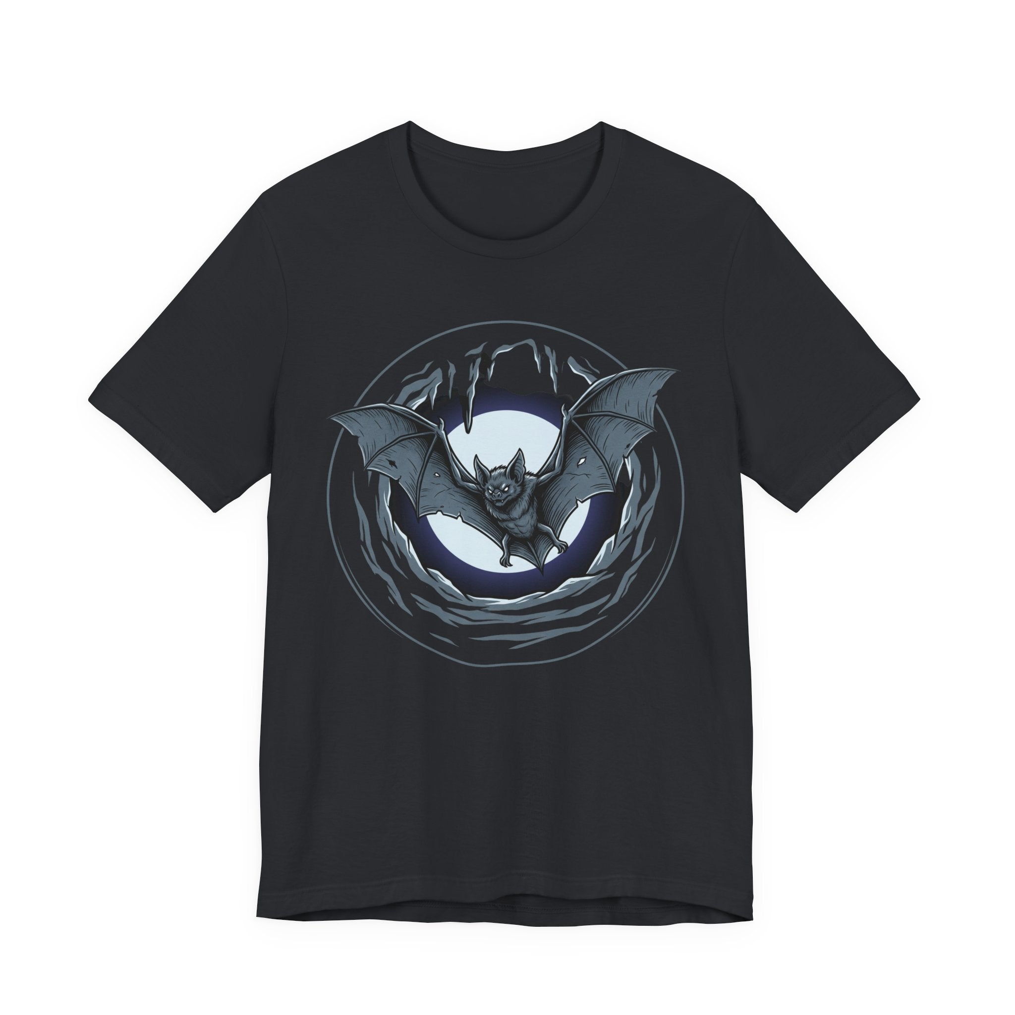 Unisex Jersey Short Sleeve Tee/ bat in a moon shine