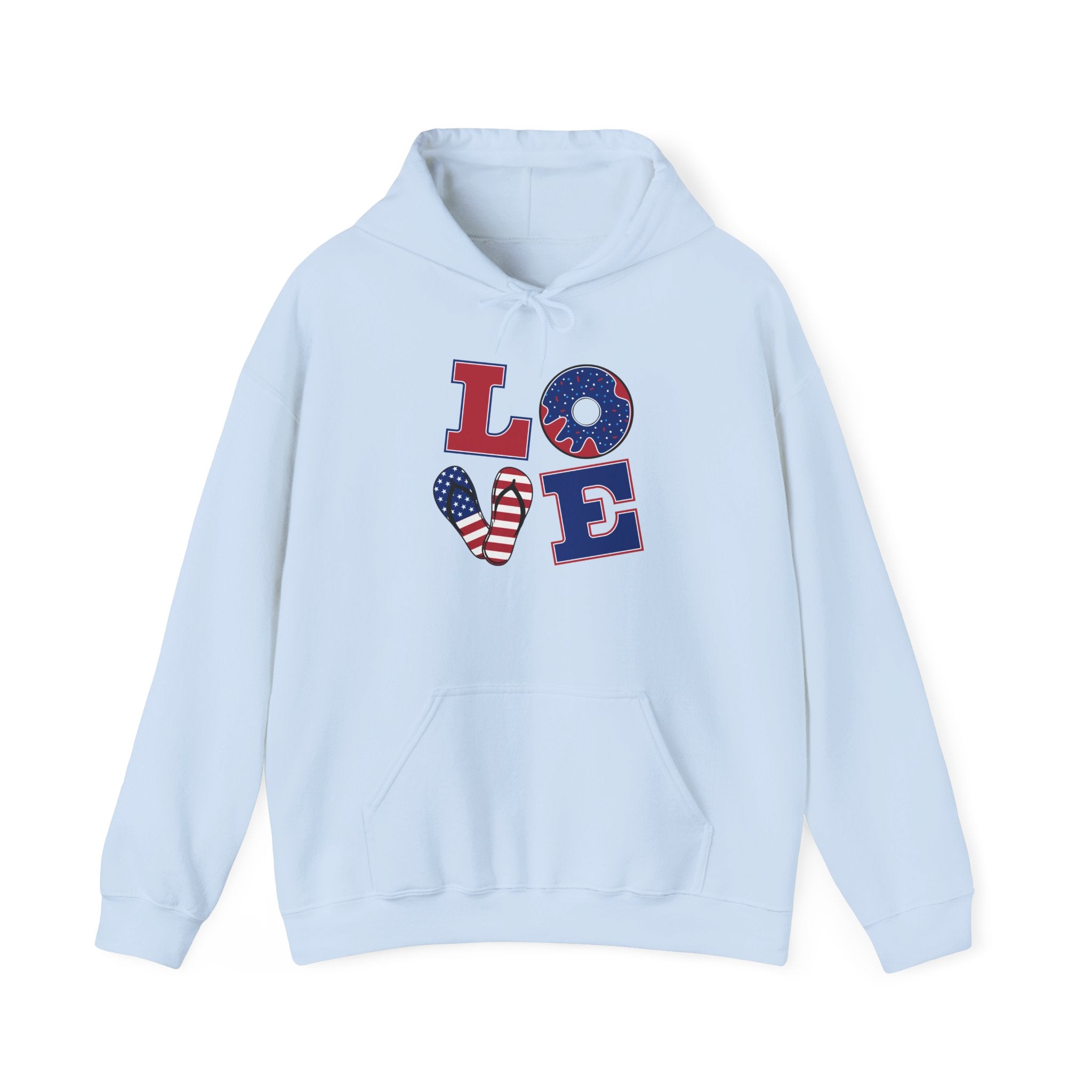 Unisex Heavy Blend™ Hooded Sweatshirt/ Love/USA