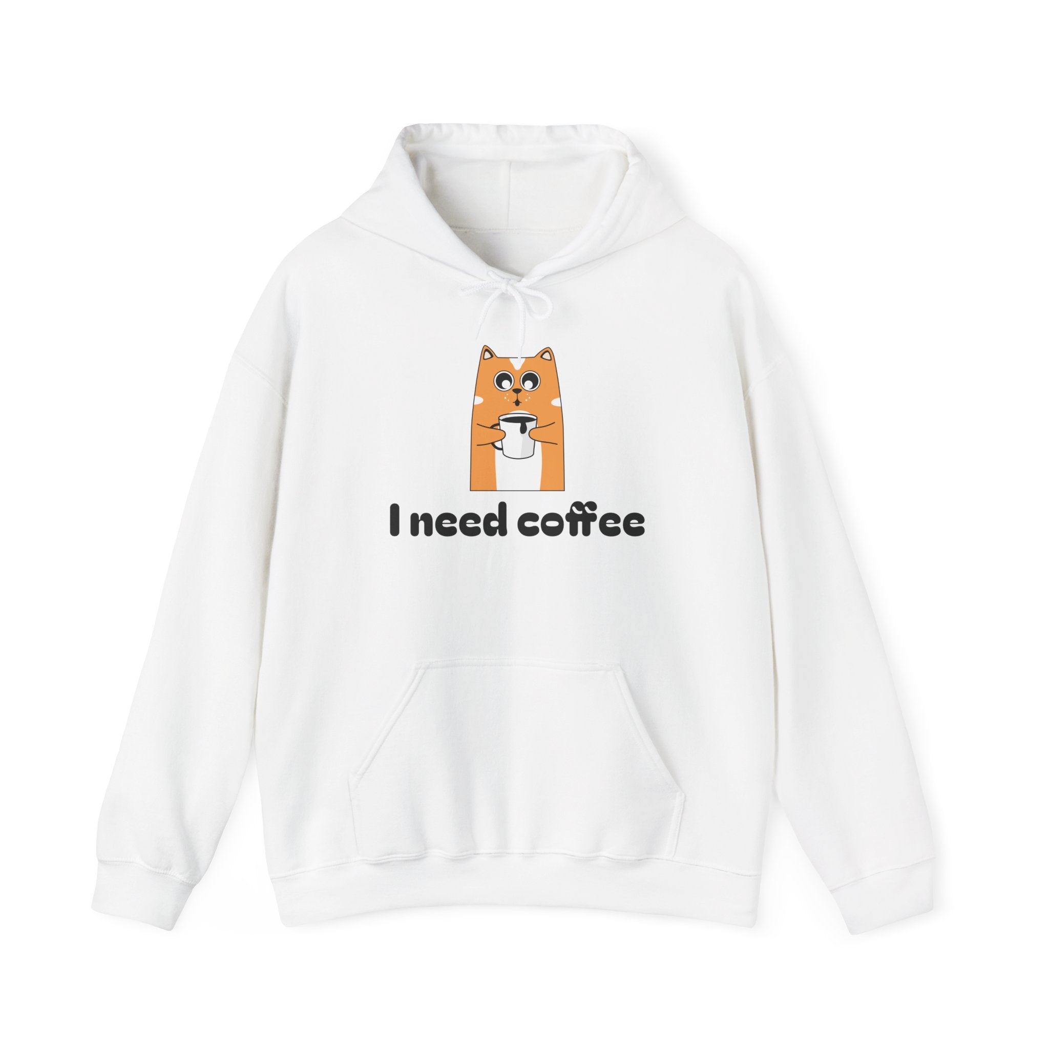 Shiba Inu Coffee Mug Hoodie | Cat Face Graphic Hoodie