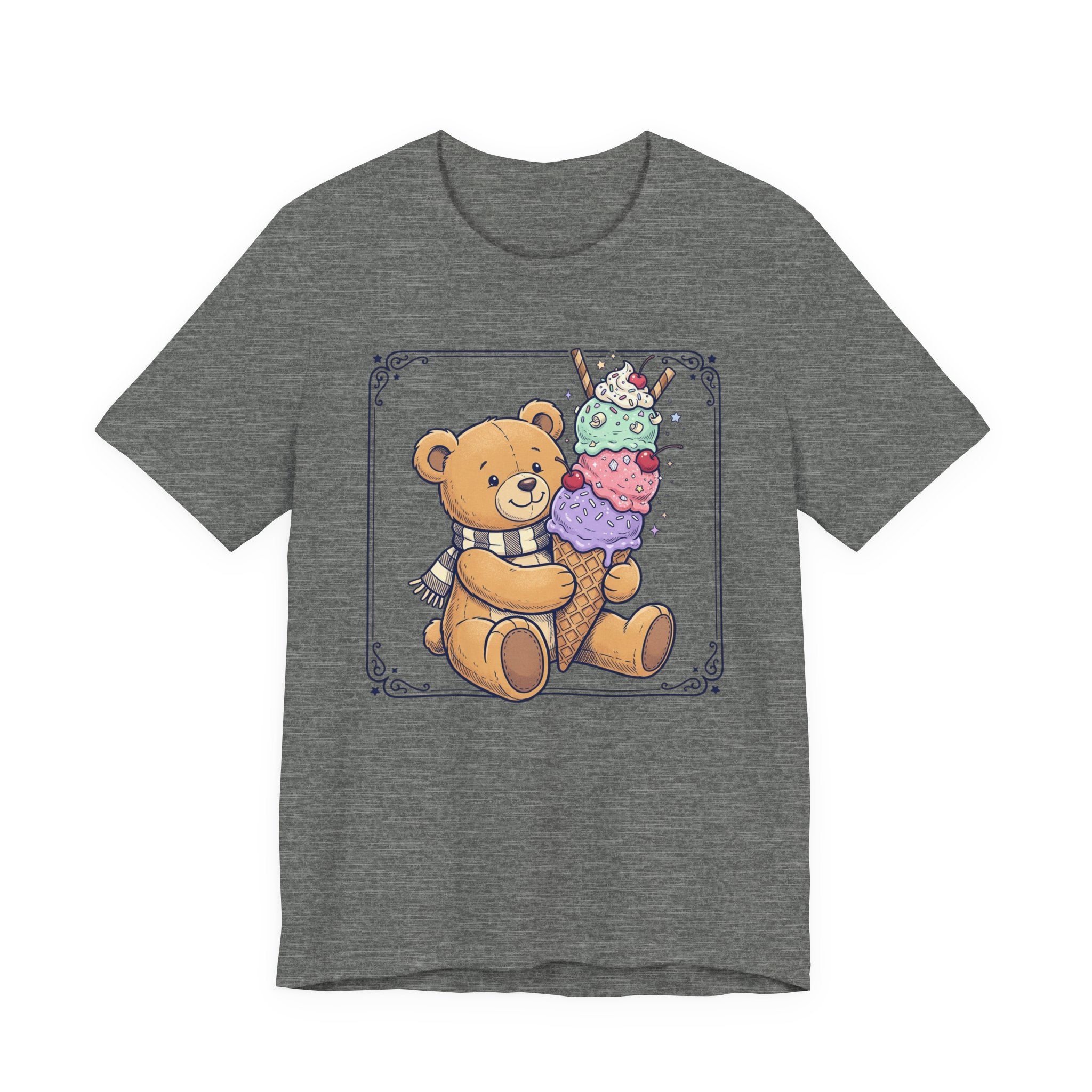 Unisex Jersey Short Sleeve Tee/Teddy/ Ice cream