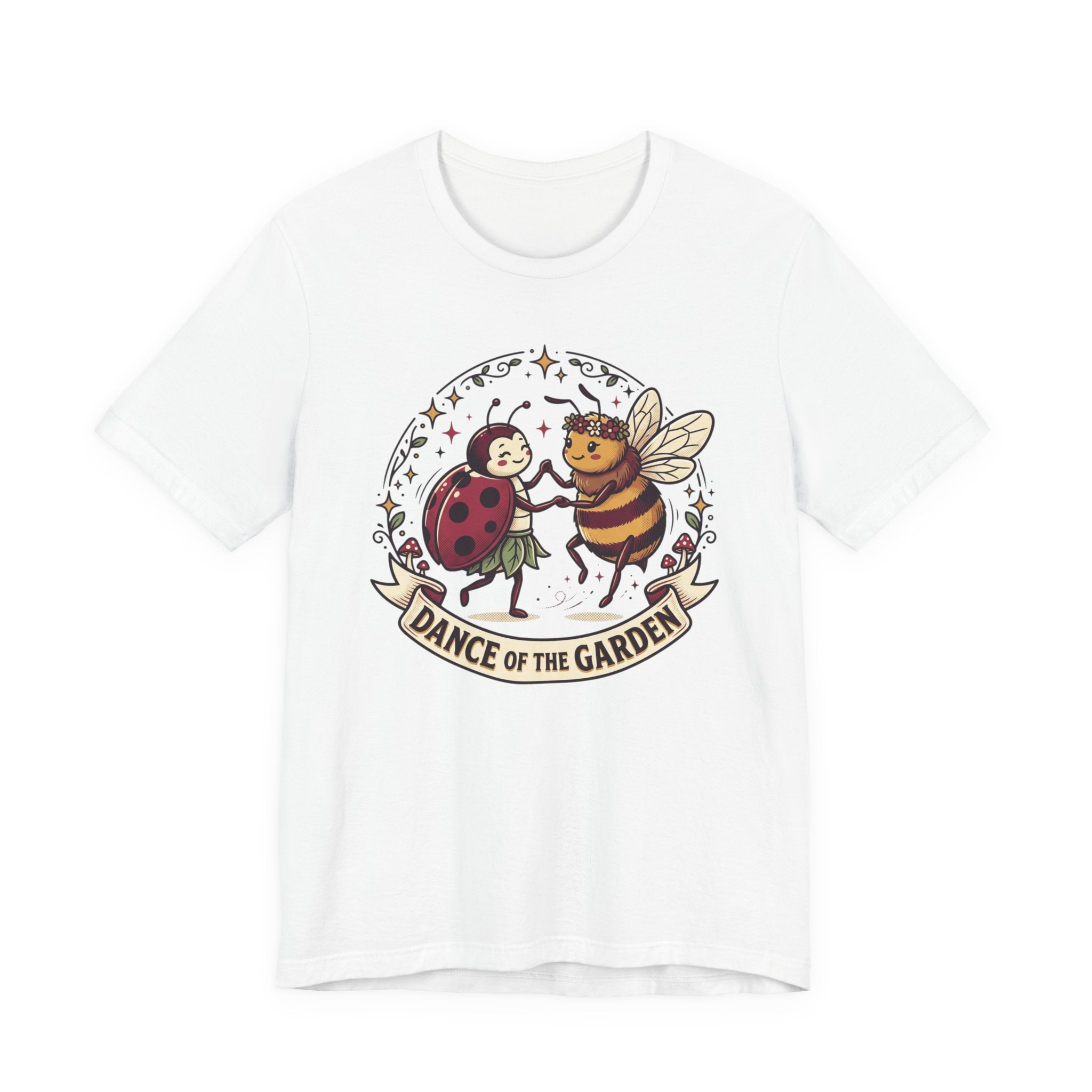 Dance of the Garden Tee | Ladybug and Bee Illustration