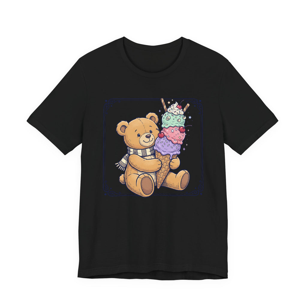 Unisex Jersey Short Sleeve Tee/Teddy/ Ice cream