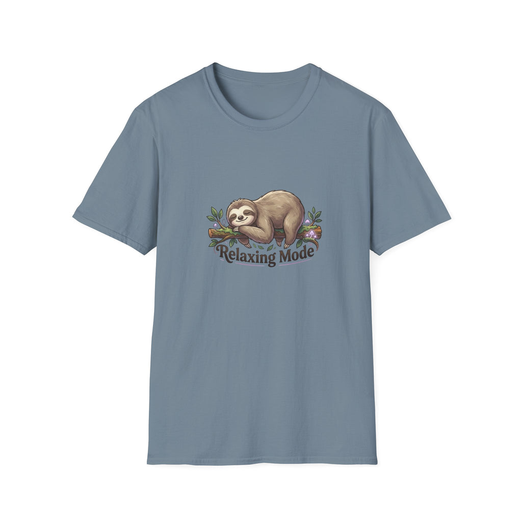 Relaxing Mode Sloth T-Shirt | Cute Sloth Graphic Tee