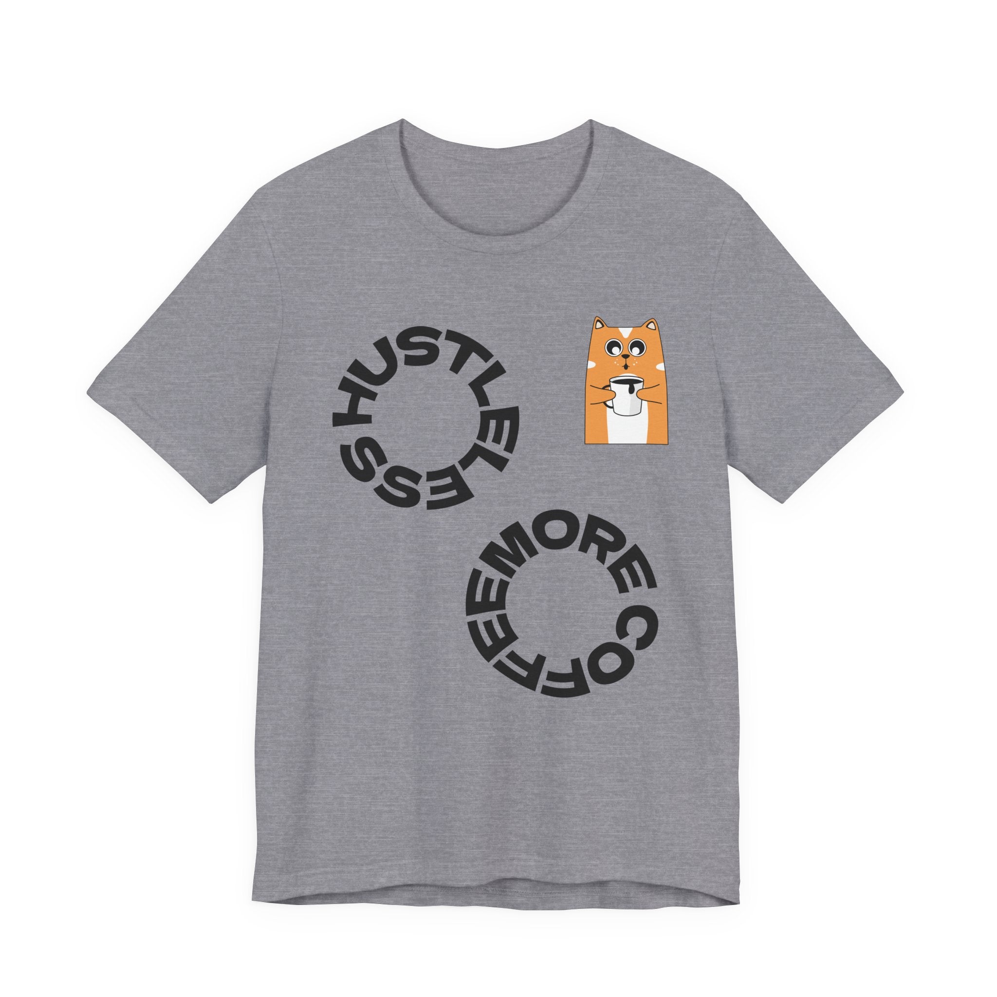 Coffee Hustle Circle, Shiba Inu Pocket Tee
