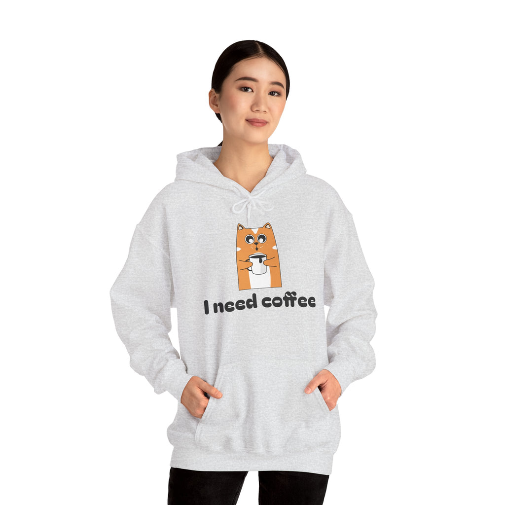 Shiba Inu Coffee Mug Hoodie | Cat Face Graphic Hoodie