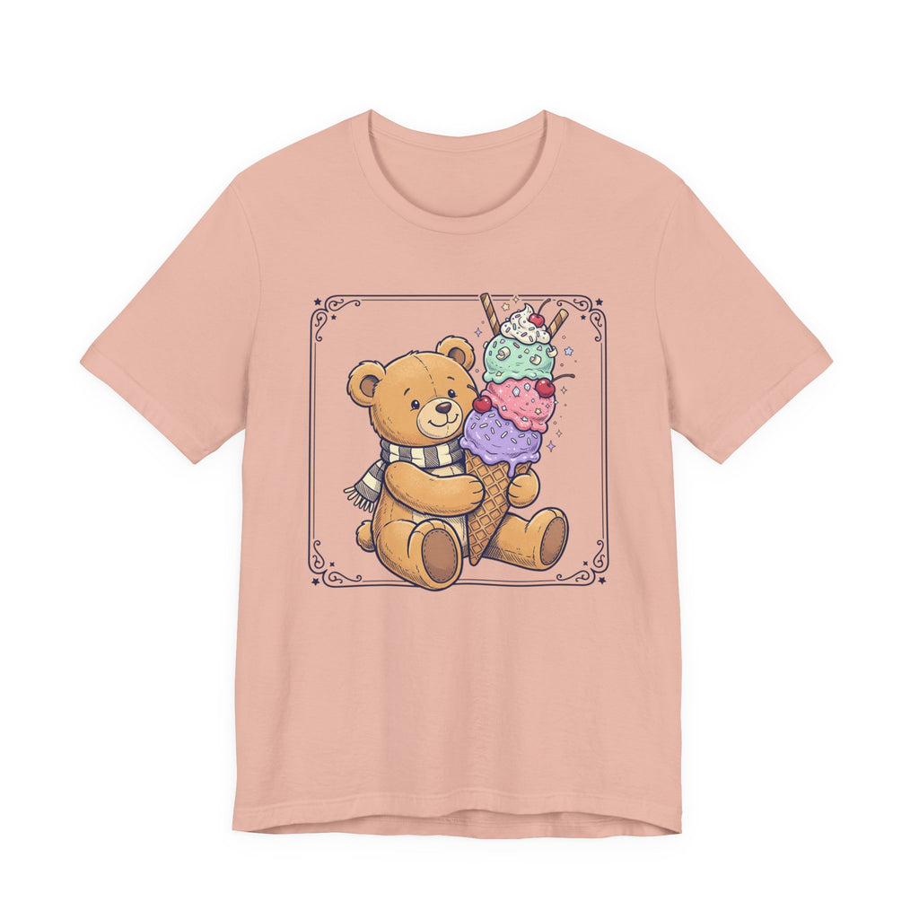 Unisex Jersey Short Sleeve Tee/Teddy/ Ice cream