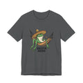 Siesta Mode Frog hammock T-Shirt | Relaxing Sombrero frog tee