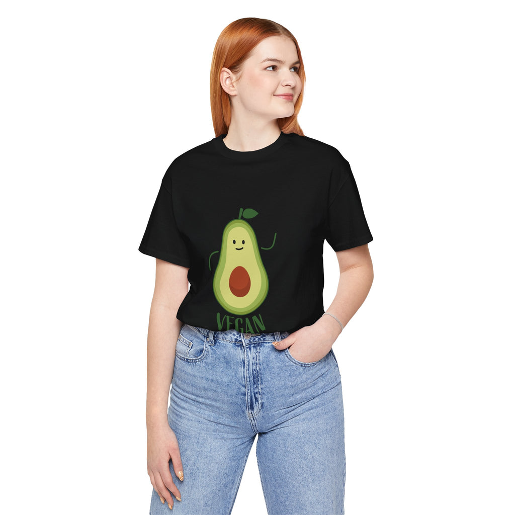 Unisex Jersey Short Sleeve Tee/ Vegan Avocado