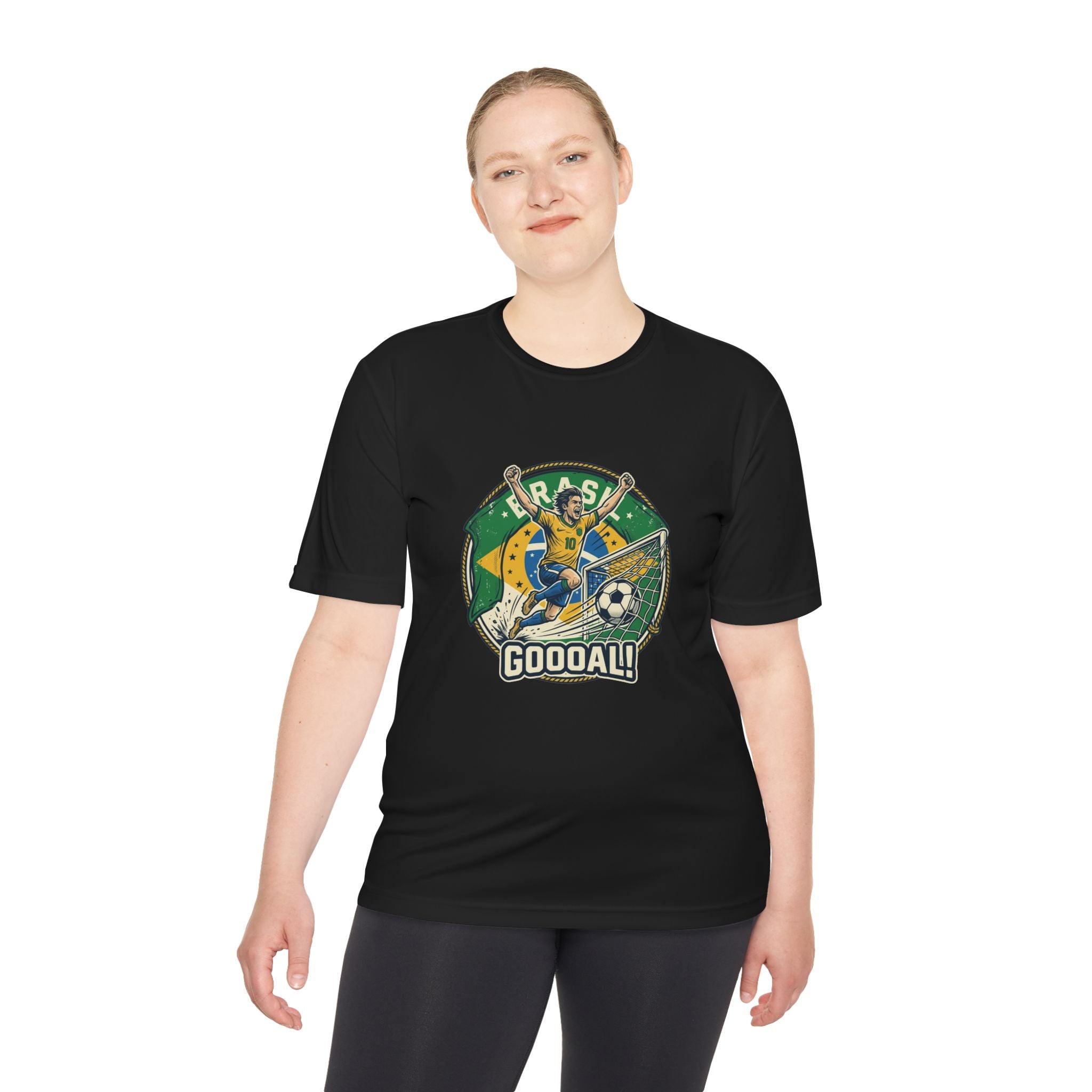 Unisex Moisture Wicking Tee/Brasil /Gool
