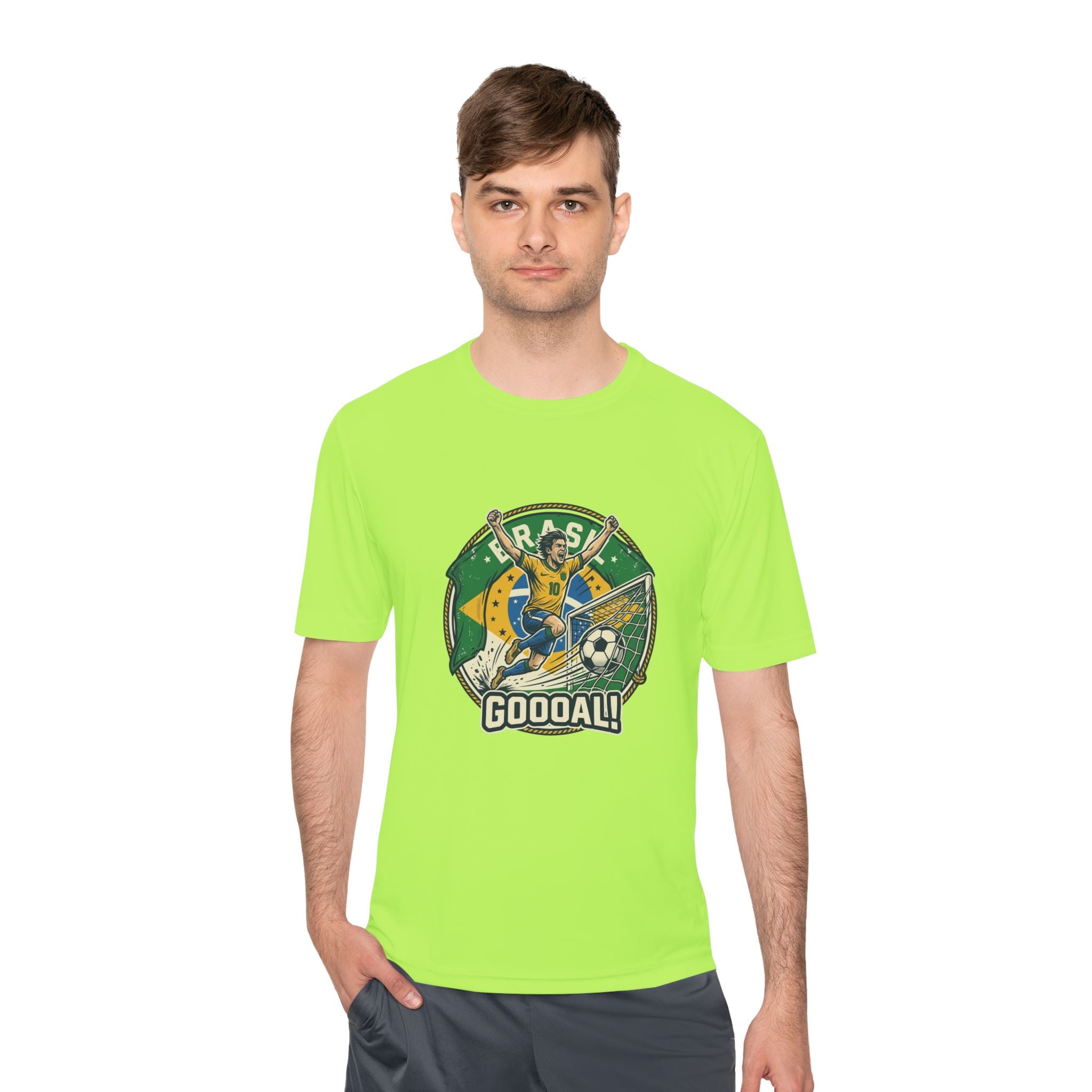 Unisex Moisture Wicking Tee/Brasil /Gool