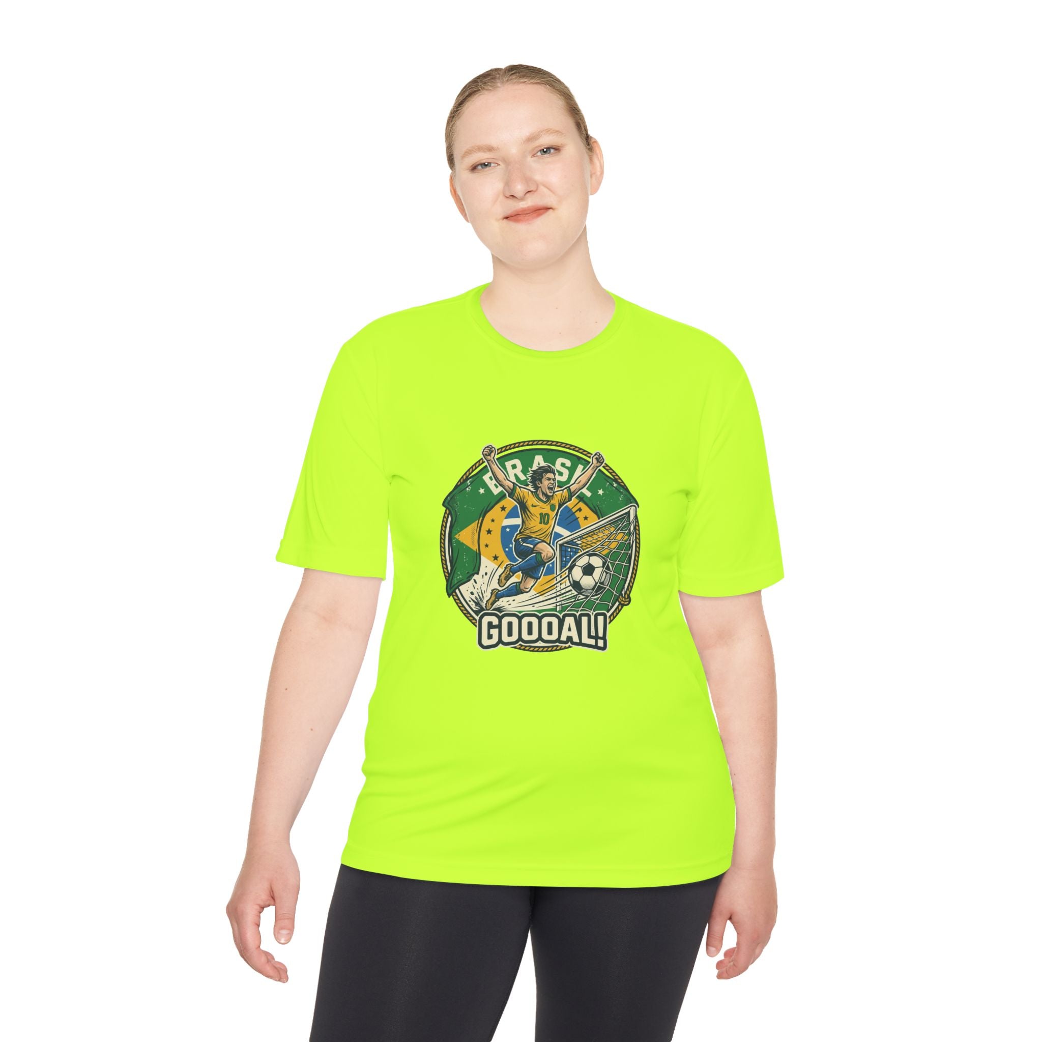 Unisex Moisture Wicking Tee/Brasil /Gool