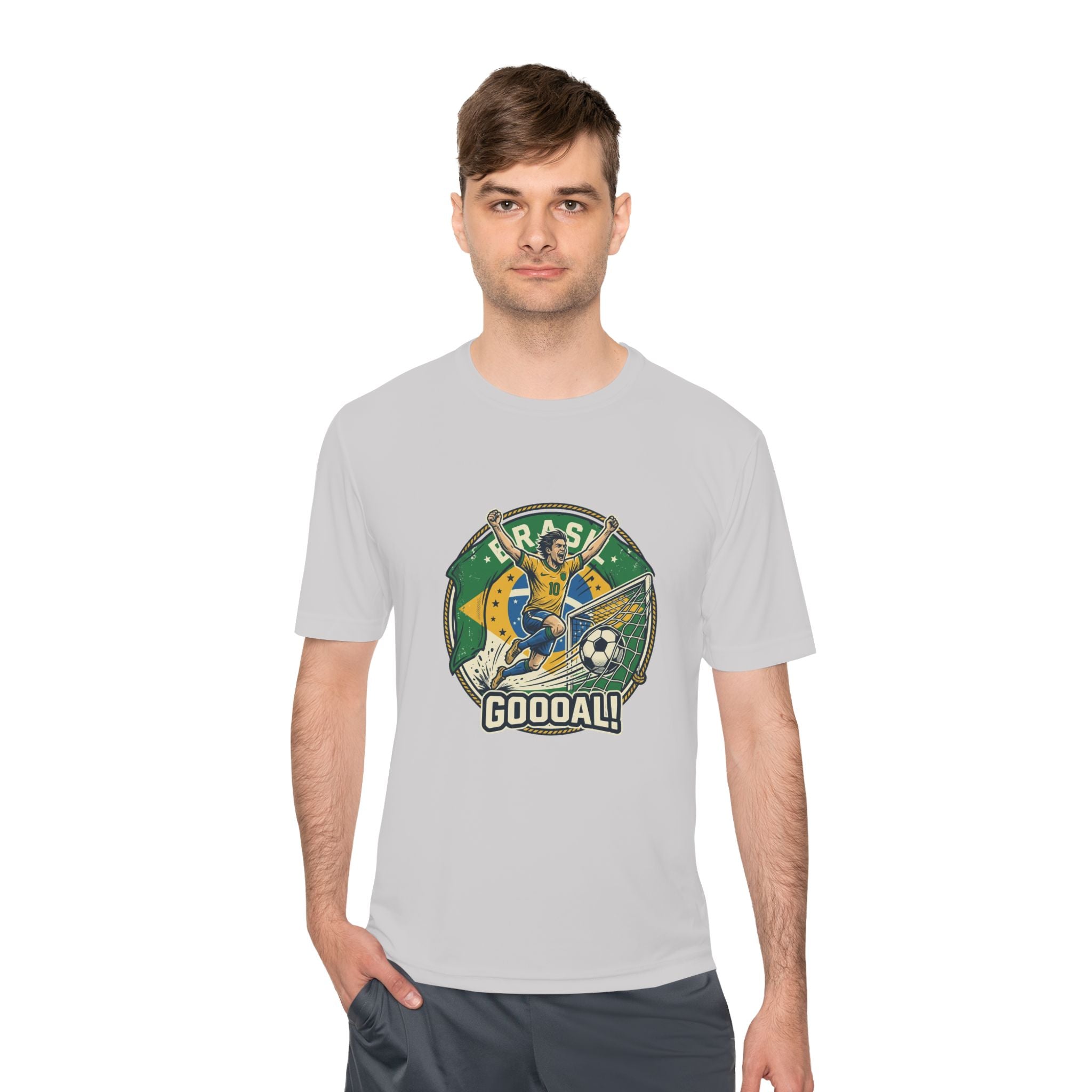 Unisex Moisture Wicking Tee/Brasil /Gool