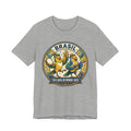 Unisex Jersey Short Sleeve Tee Brazilian canaries playing samba.