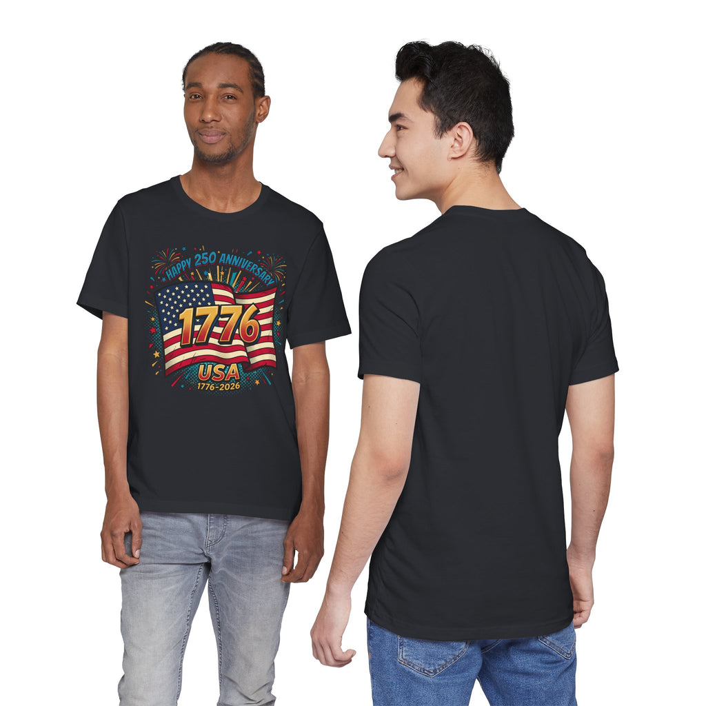 Unisex Jersey Short Sleeve Tee/ 1776/250/ Anniversary