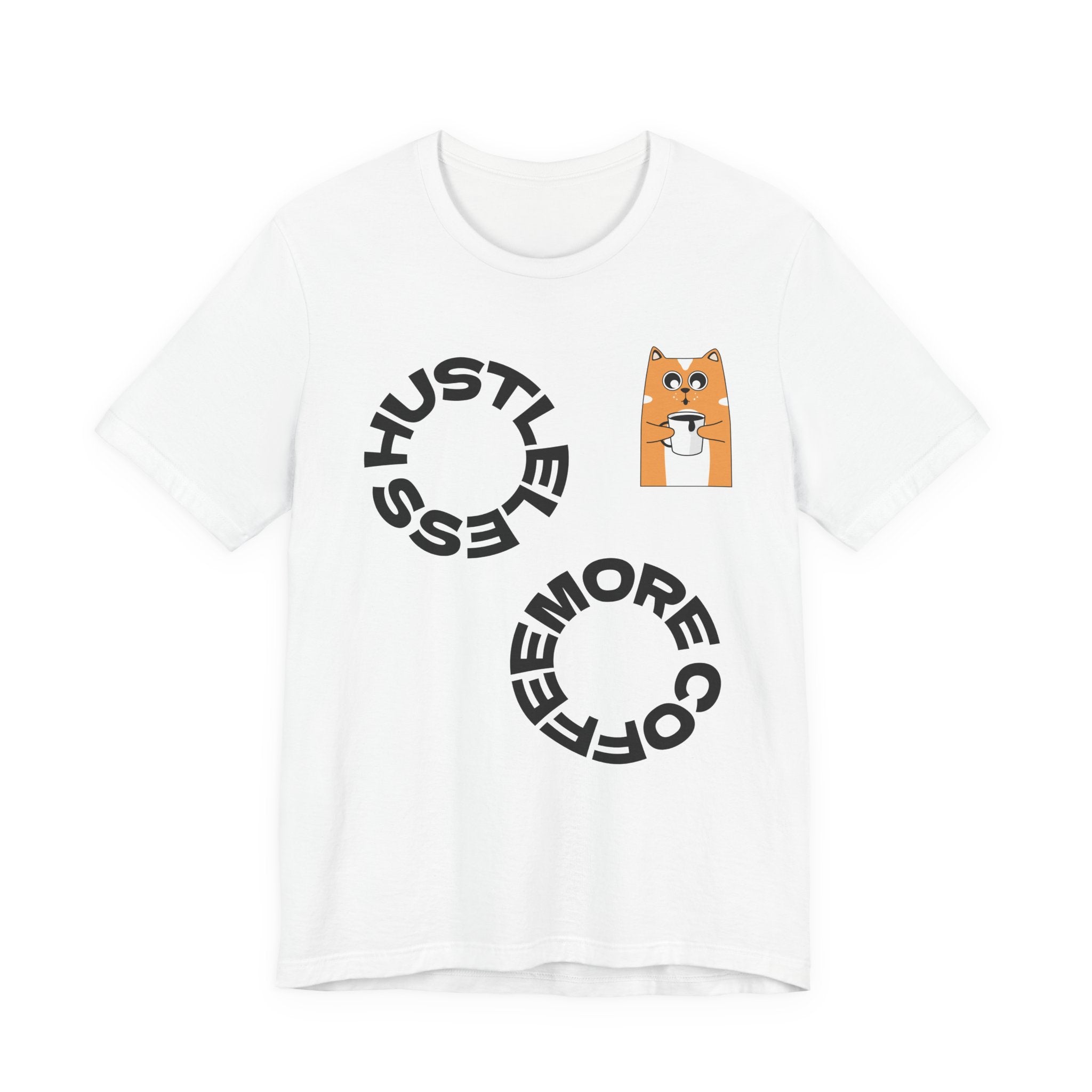 Coffee Hustle Circle, Shiba Inu Pocket Tee