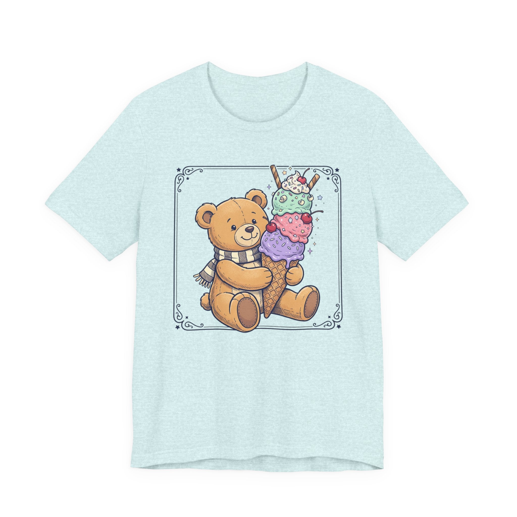 Unisex Jersey Short Sleeve Tee/Teddy/ Ice cream