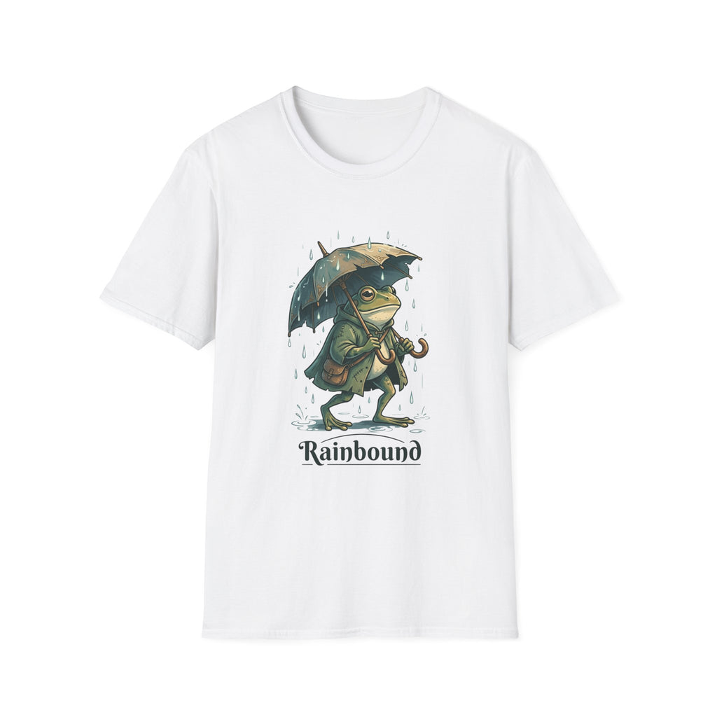 Rainbound Frog with Umbrella T-Shirt
