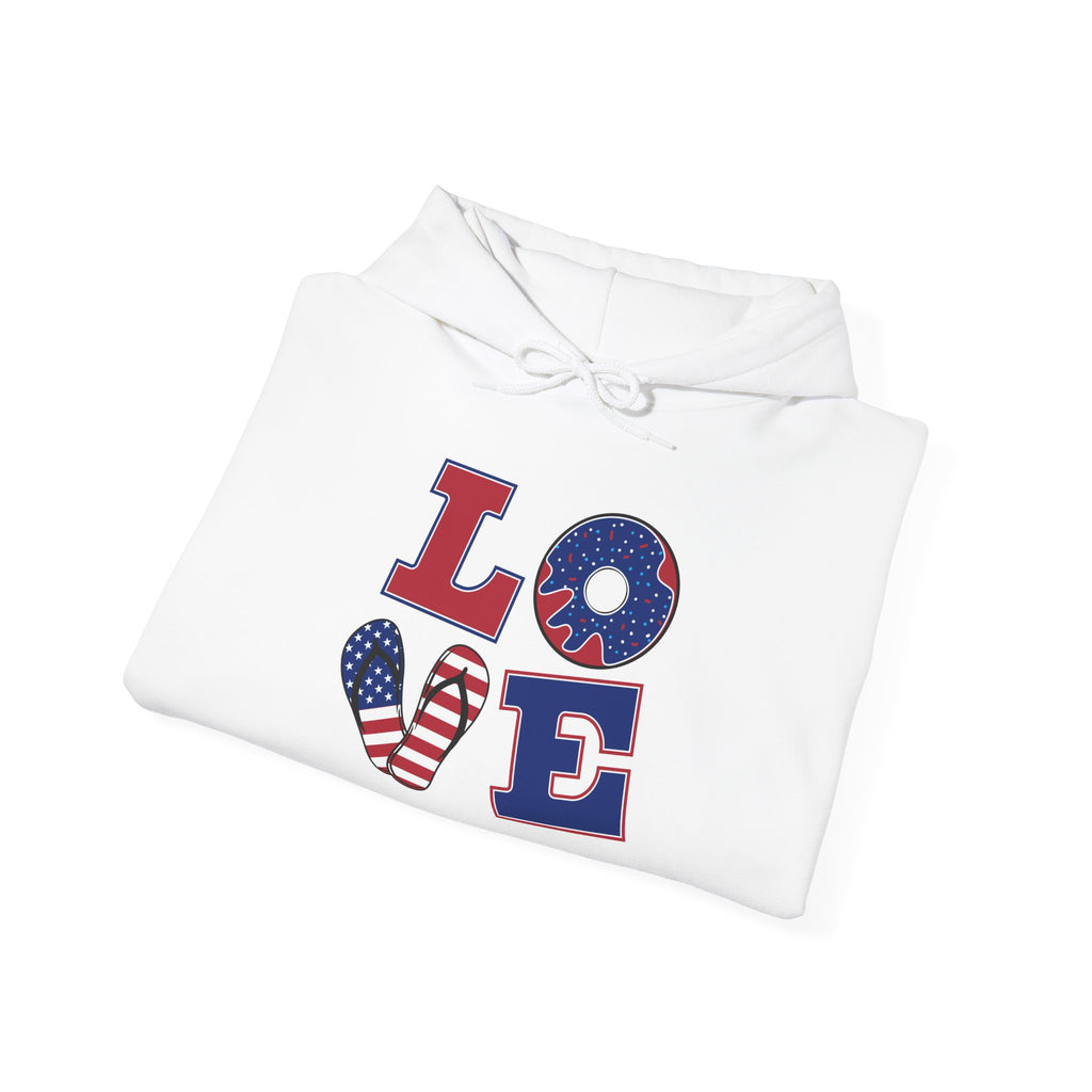 Unisex Heavy Blend™ Hooded Sweatshirt/ Love/USA