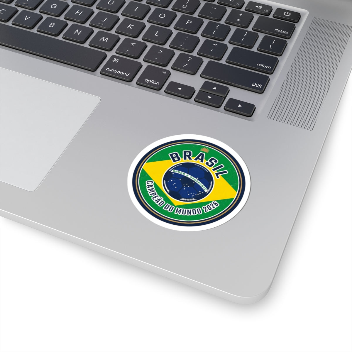 Brazil Flag Crest Sticker | Soccer Championship, Country Pride 2026