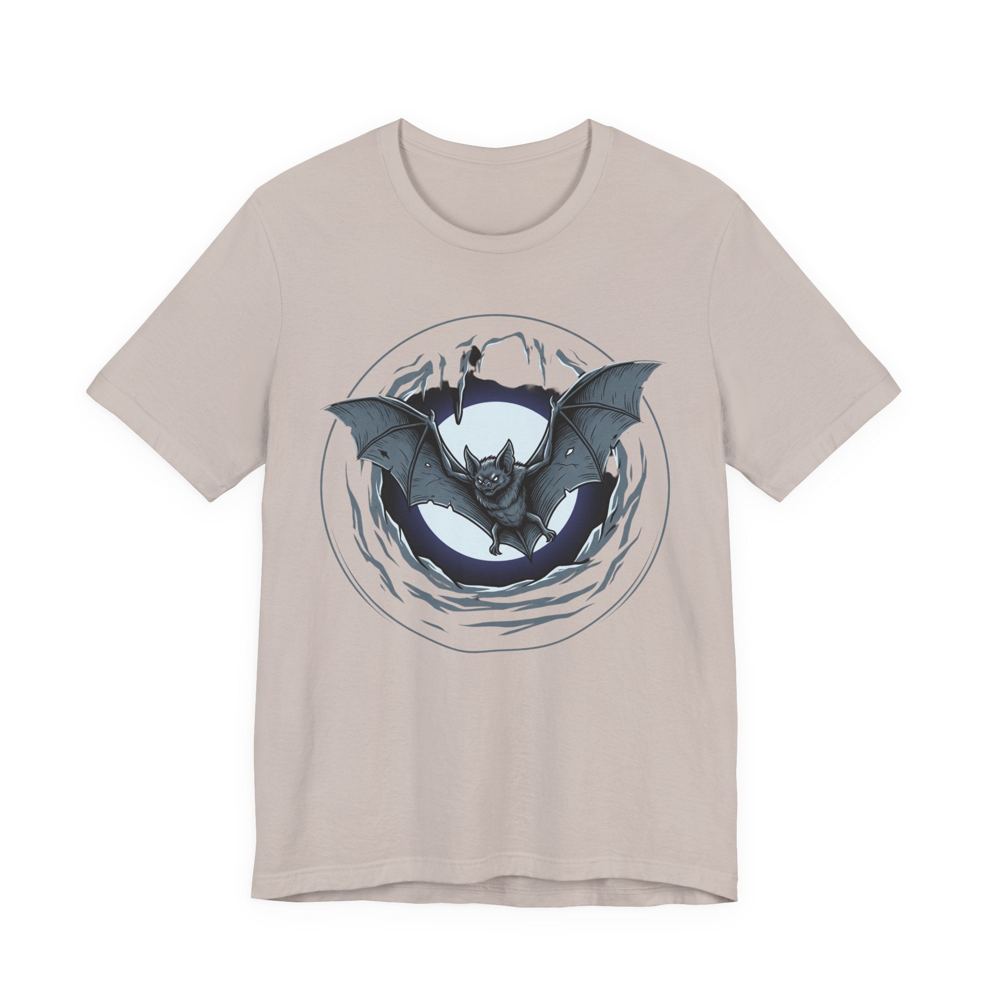 Unisex Jersey Short Sleeve Tee/ bat in a moon shine