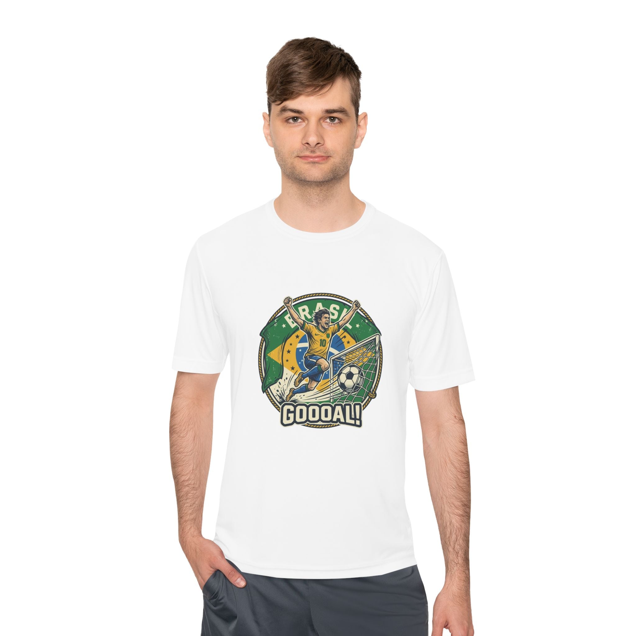 Unisex Moisture Wicking Tee/Brasil /Gool
