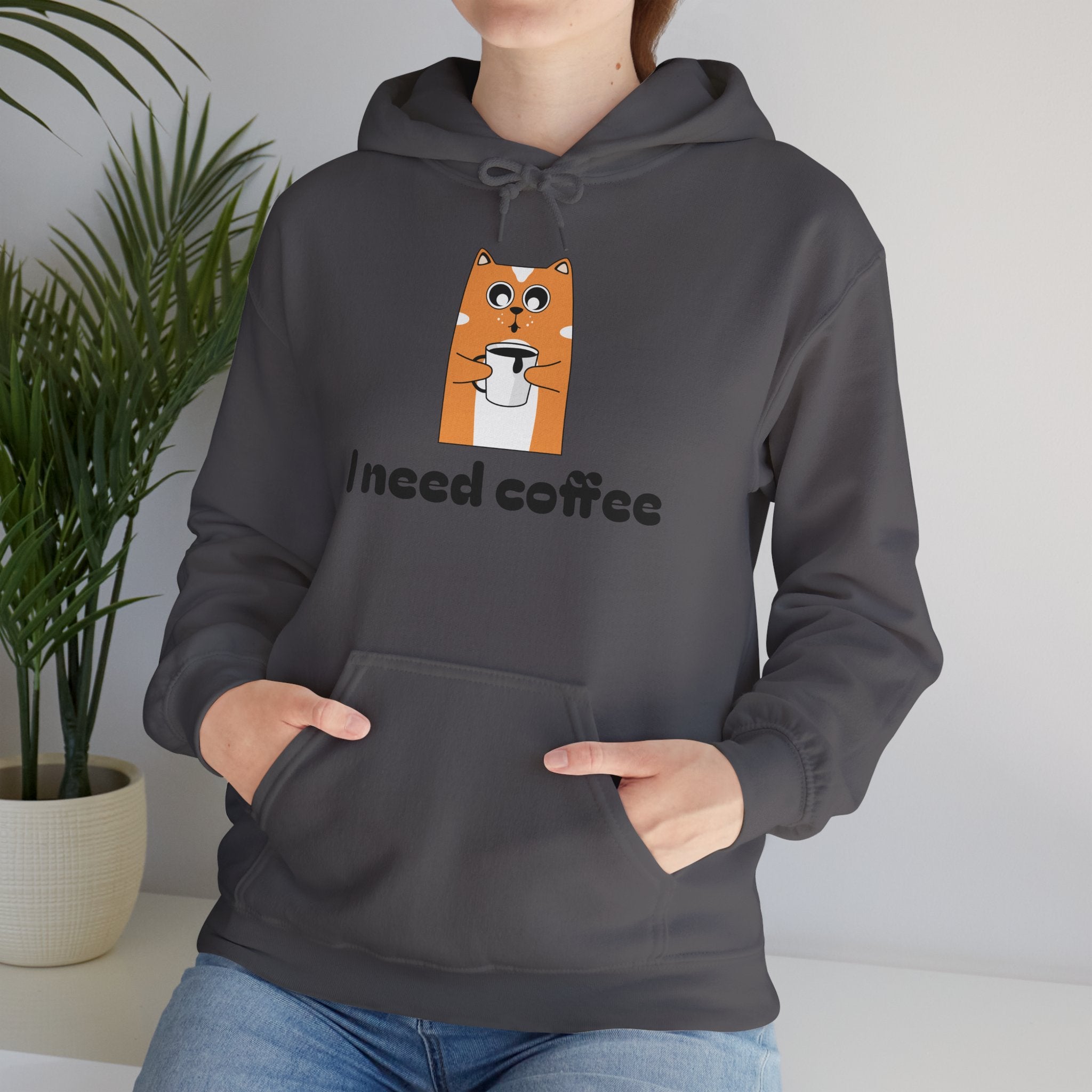 Shiba Inu Coffee Mug Hoodie | Cat Face Graphic Hoodie