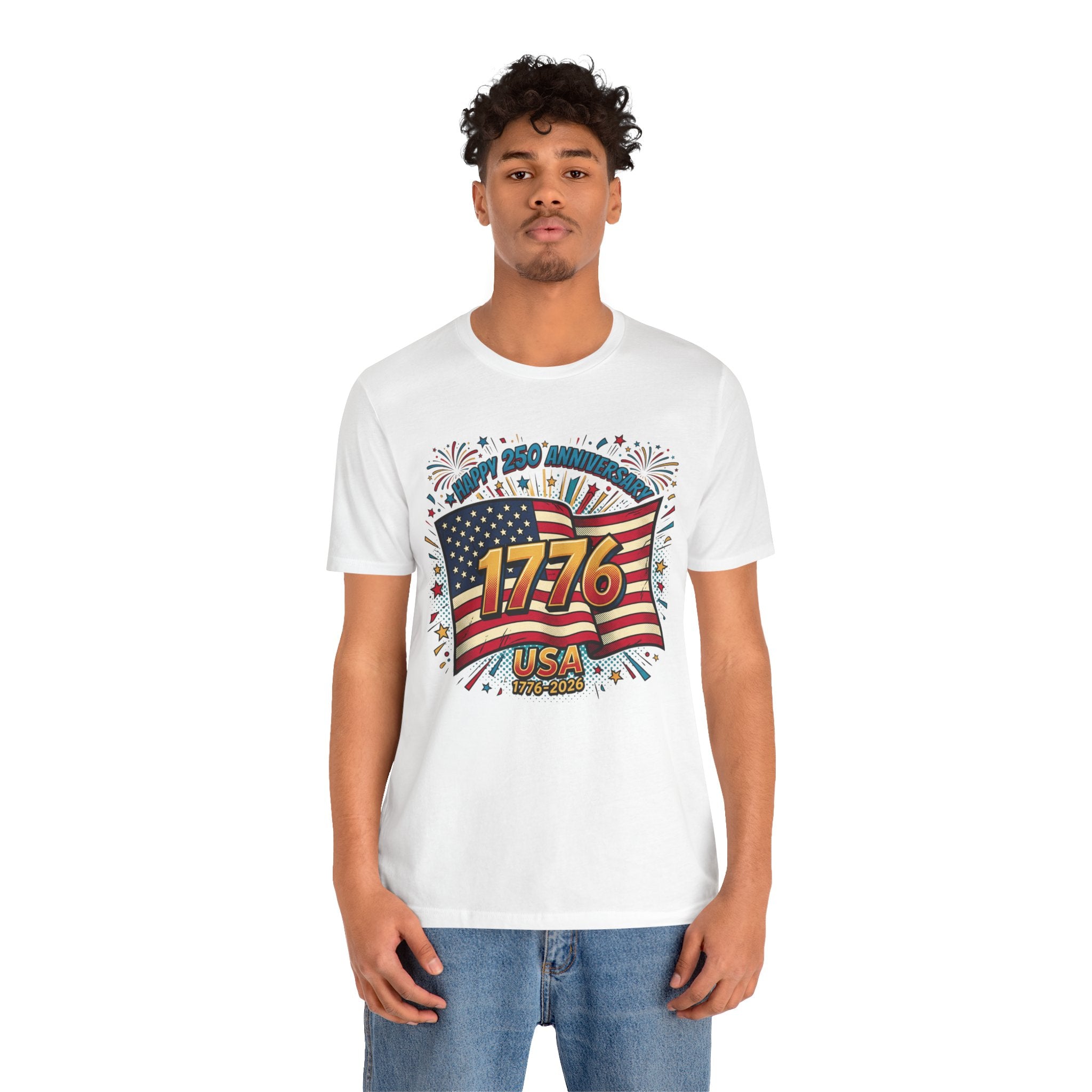 Unisex Jersey Short Sleeve Tee/ 1776/250/ Anniversary
