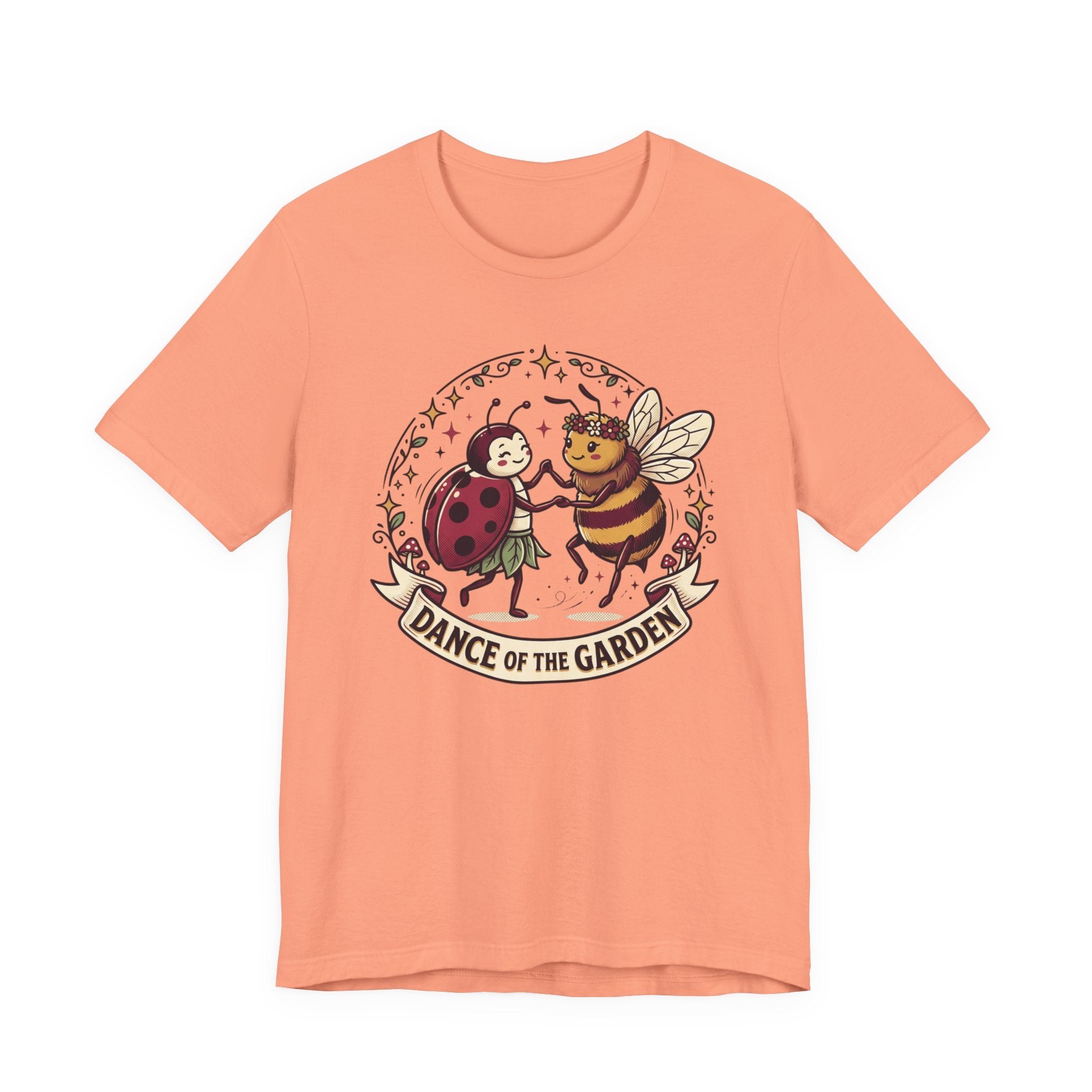 Dance of the Garden Tee | Ladybug and Bee Illustration