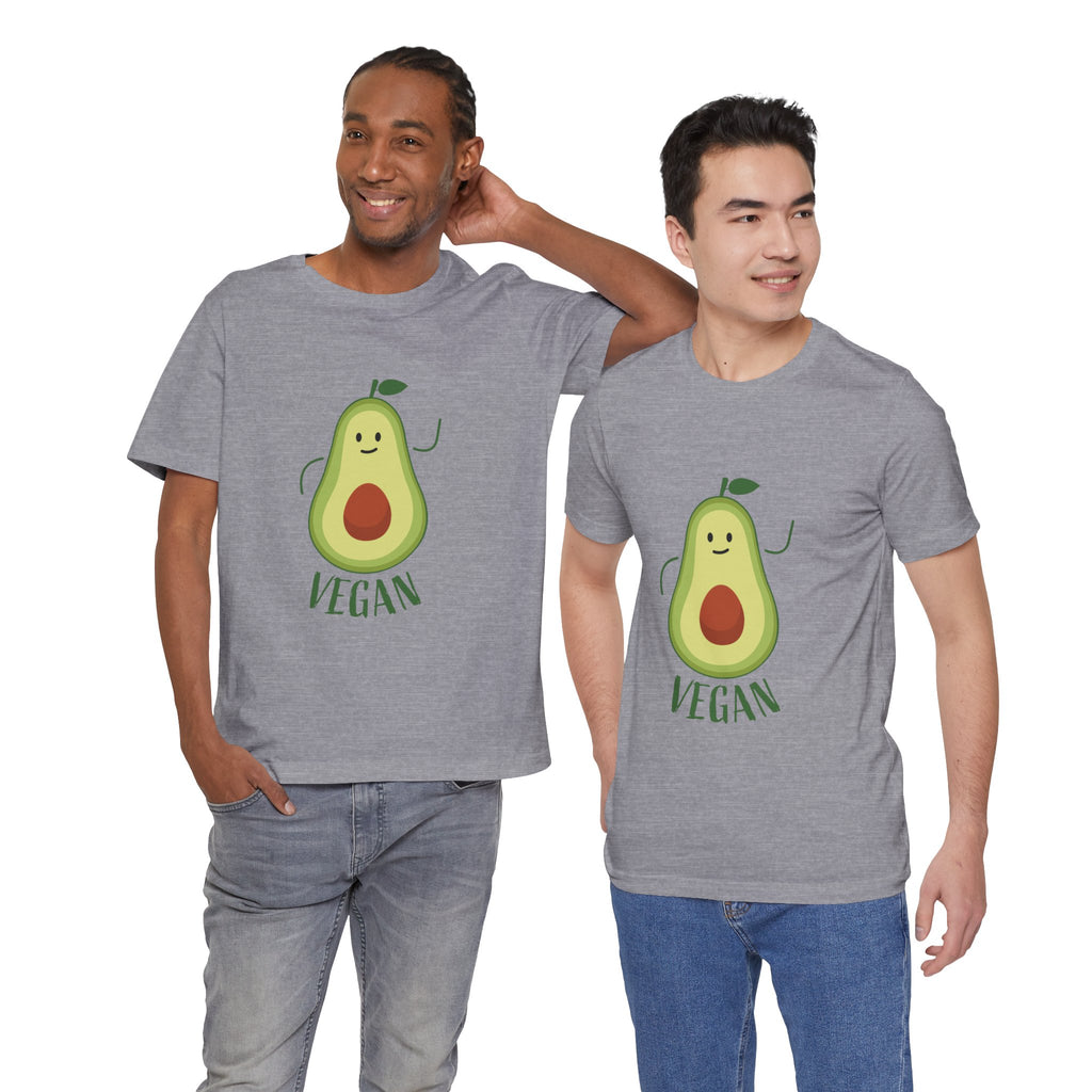 Unisex Jersey Short Sleeve Tee/ Vegan Avocado