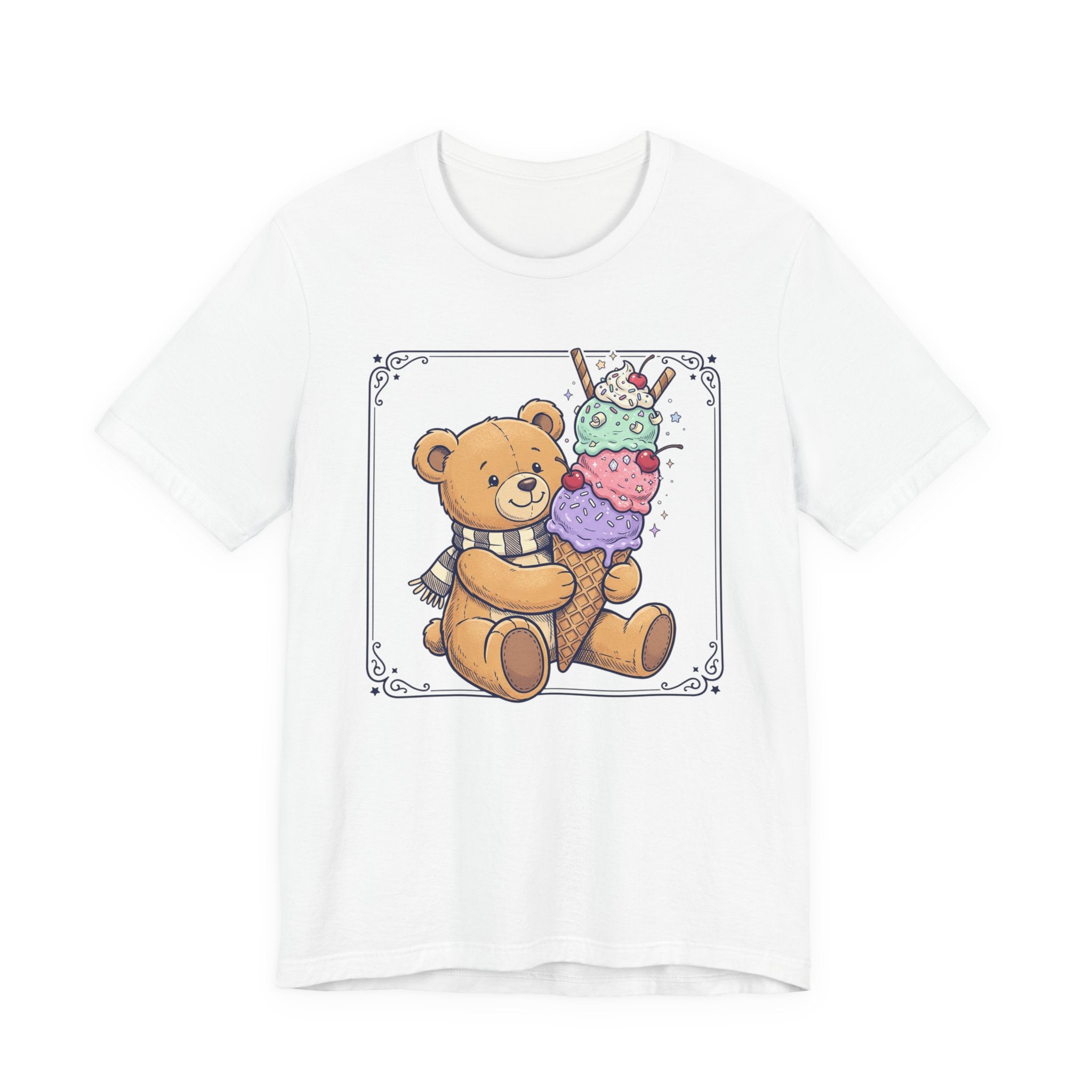 Unisex Jersey Short Sleeve Tee/Teddy/ Ice cream